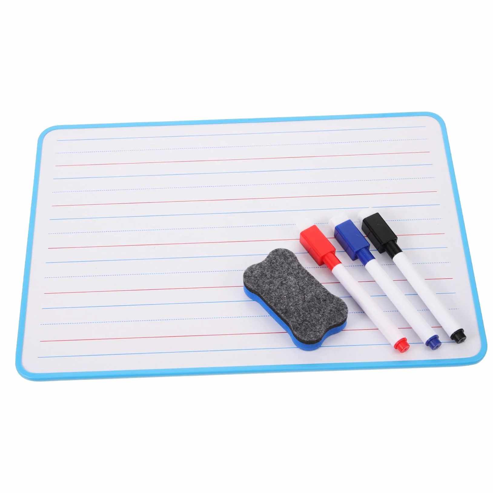 Tablero De Dibujo Para Pizarra Pequeña De Doble Cara Con Líneas Para Estudiantes Para Practicar Letras y Números Casa o Escuela