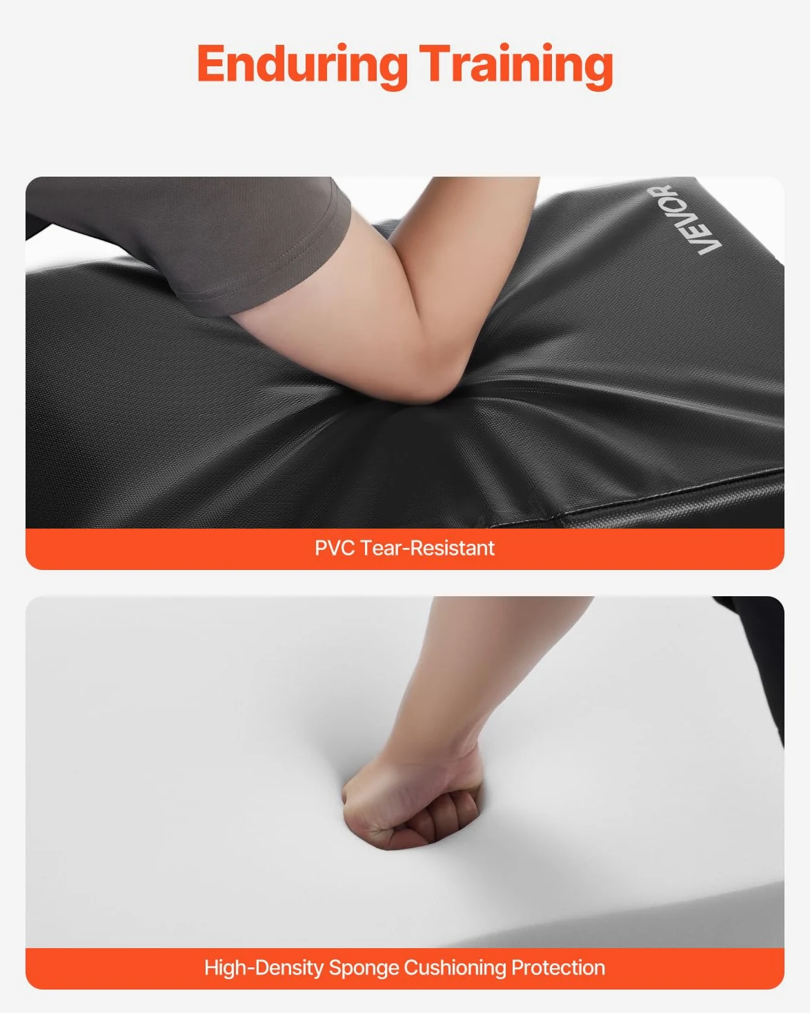 VEVOR Maniquí de Bloqueo para Fútbol Americano, Almohadilla Protectora con Asas, Esponja Alta Densidad, Equipo de Entrenamiento Resistente para Hockey, Lacrosse, Negro, 2 uds, 600 x 405 x 240 mm