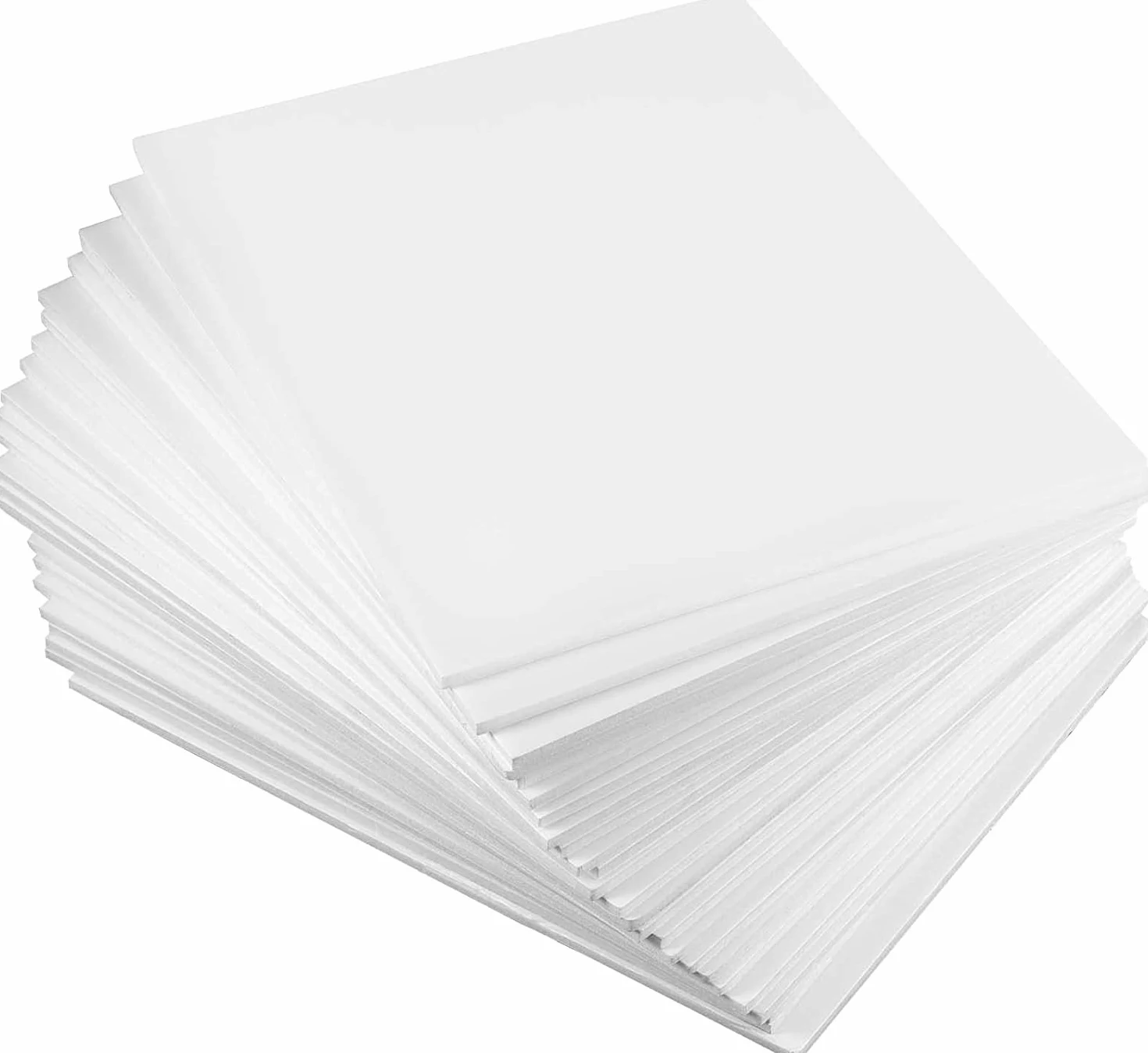 Paquete de 5 tableros de espuma blanca, tablero de estera de poliestireno de 300 x 400 mm de grosor for manualidades, modelado y montaje de fotografías