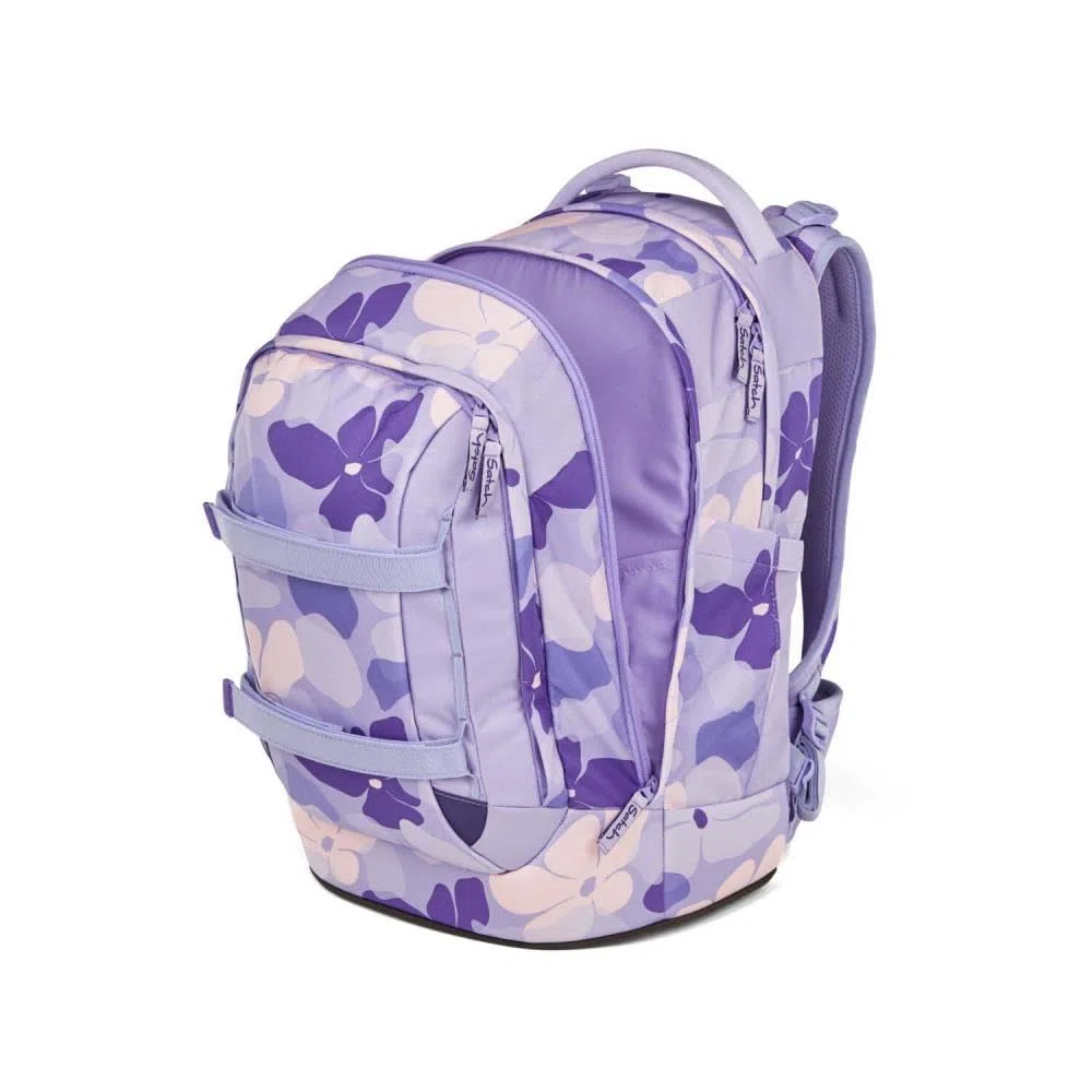 Satch Juego mochila Lilac Blossom Artículos escolares Unisex Poliéster Reciclado Multicolor