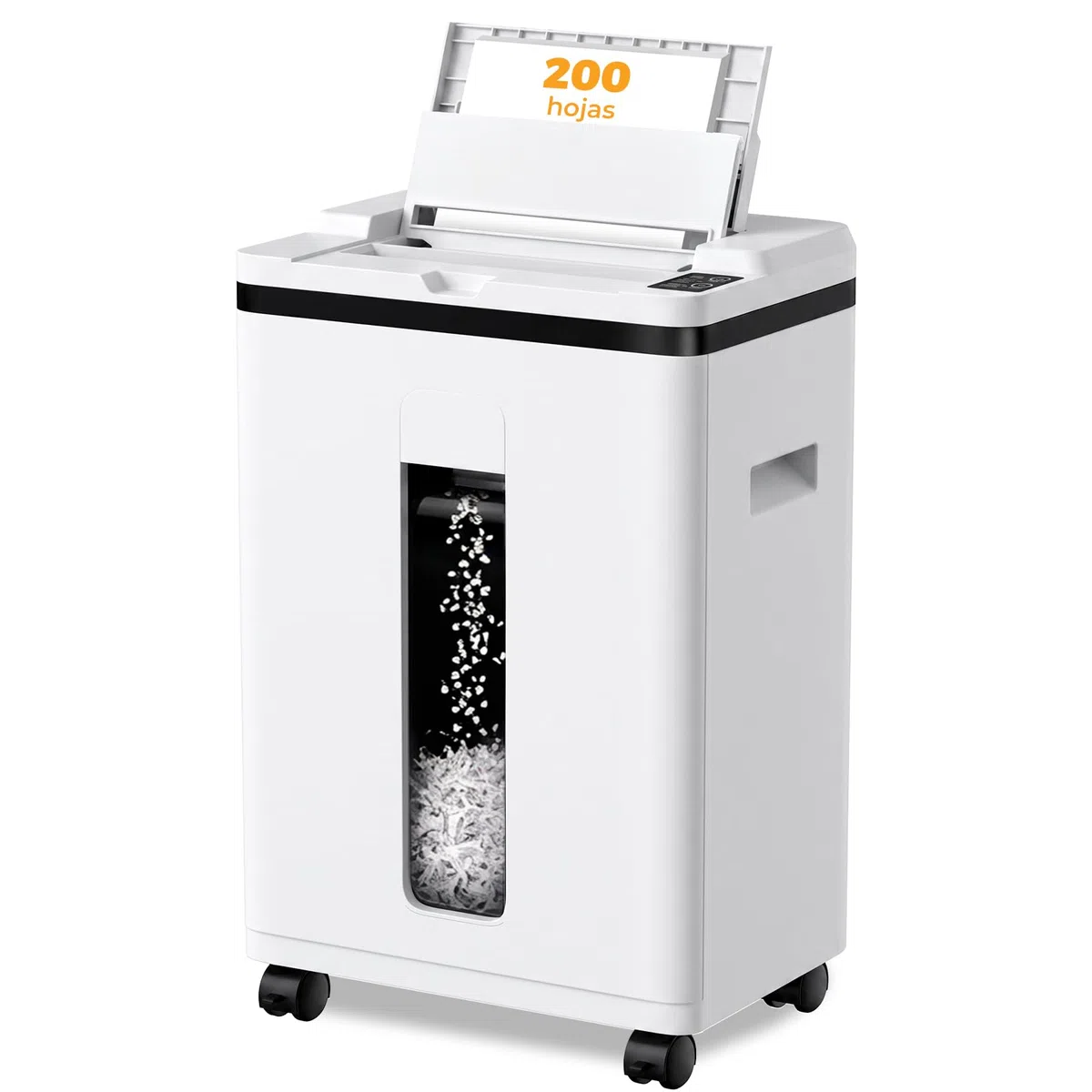 Trituradora de Papel con Alimentación Automática, 40 min Continuo, Nivel P-5, Destructora Eléctrica, Papelera 22L, para Oficina/Casa/Industrial/Hogar