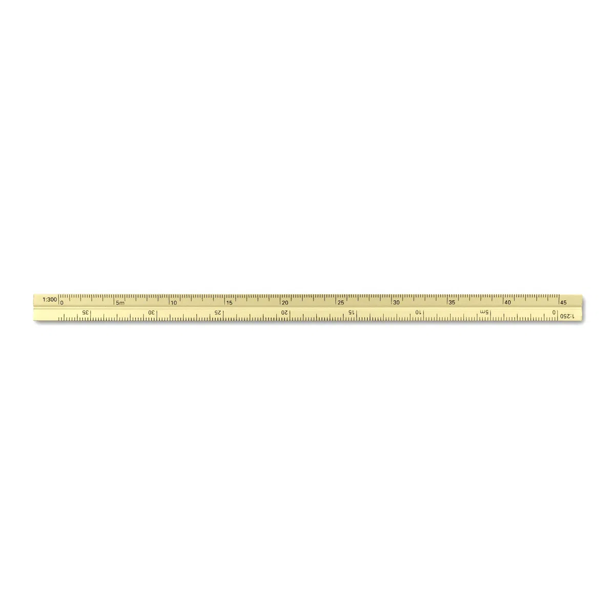 Alumicolor Aluminum Architect - Báscula métrica de bolsillo, 15 cm, color dorado