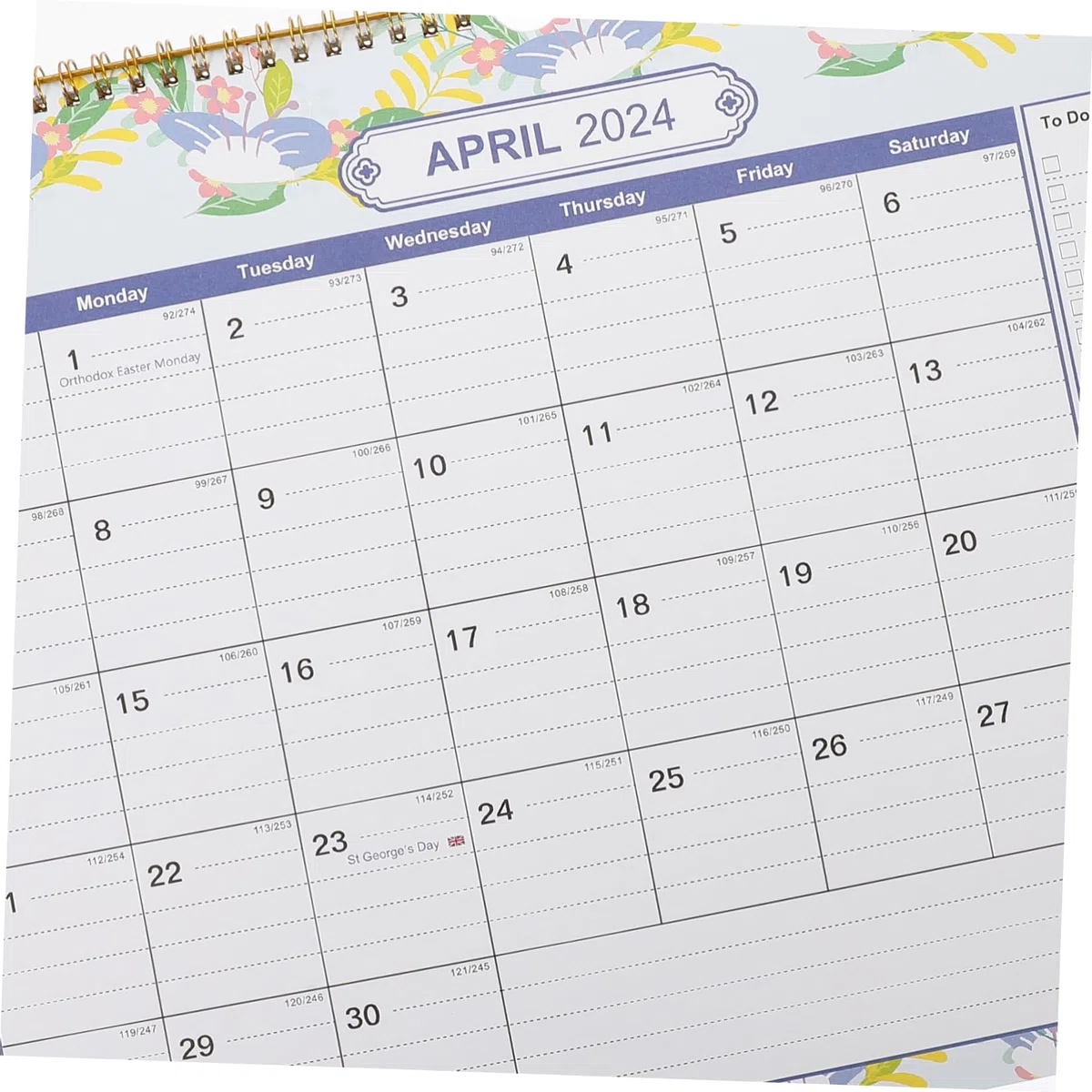 SEWACC 4 Piezas calendario inglés calendario de escritorio suministros para el hogar calendario de pared mensual 2023 calendarios de mesa calendarios mesa calendario de pared mensual 2024