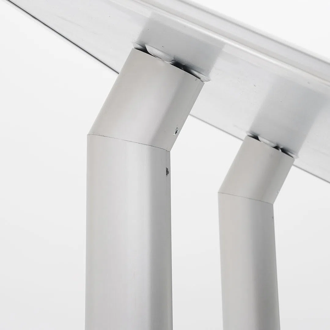 Expositor Publicitario de Pie con Atril Marco Abatible Tamaño A2 Soporte de Metal Base Rectangular