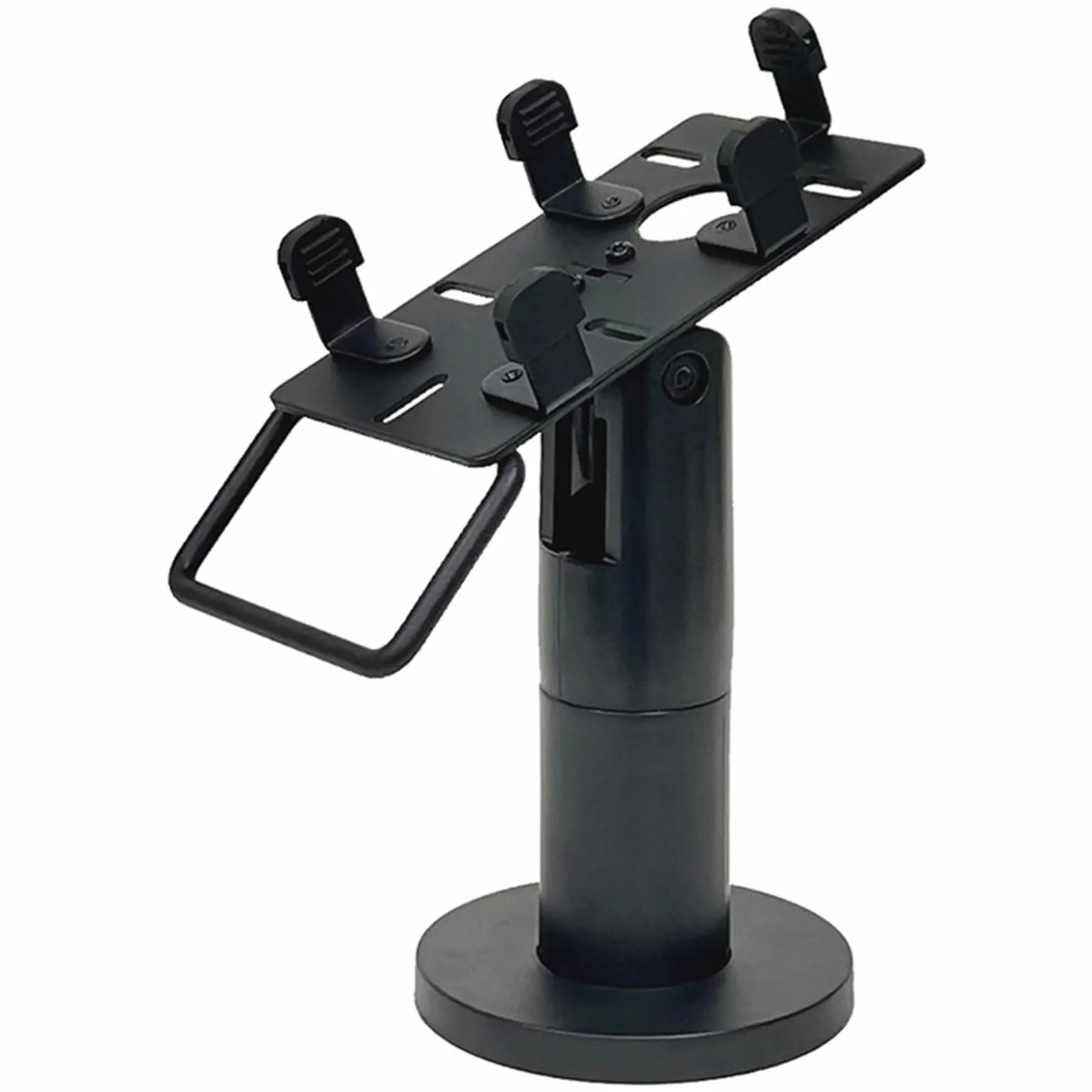 Soporte de visualización para máquina POS, terminales de tarjeta ajustables con canales de cable ocultos, montaje Pos