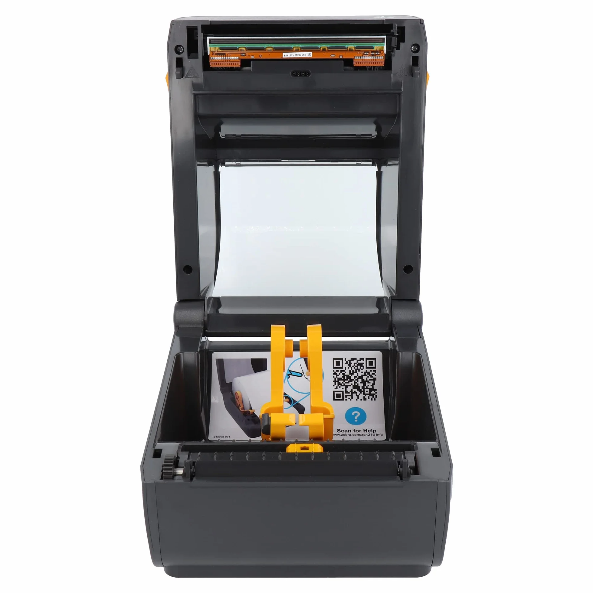Zebra ZD421d - Impresora con Borde arrancable (203 PPP, térmica, 104 mm de Ancho de impresión, BTLE, USB, interfaces de Host USB ZD4A042-D0EM00EZ), Gris (Oscuro)