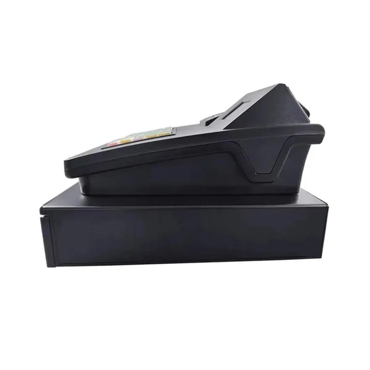 Caja registradora de Escritorio for supermercado, Tienda minorista, Restaurante, T2, con Impresora de Recibos de 58 mm,Larga Vida úTil(405C Cash Box)