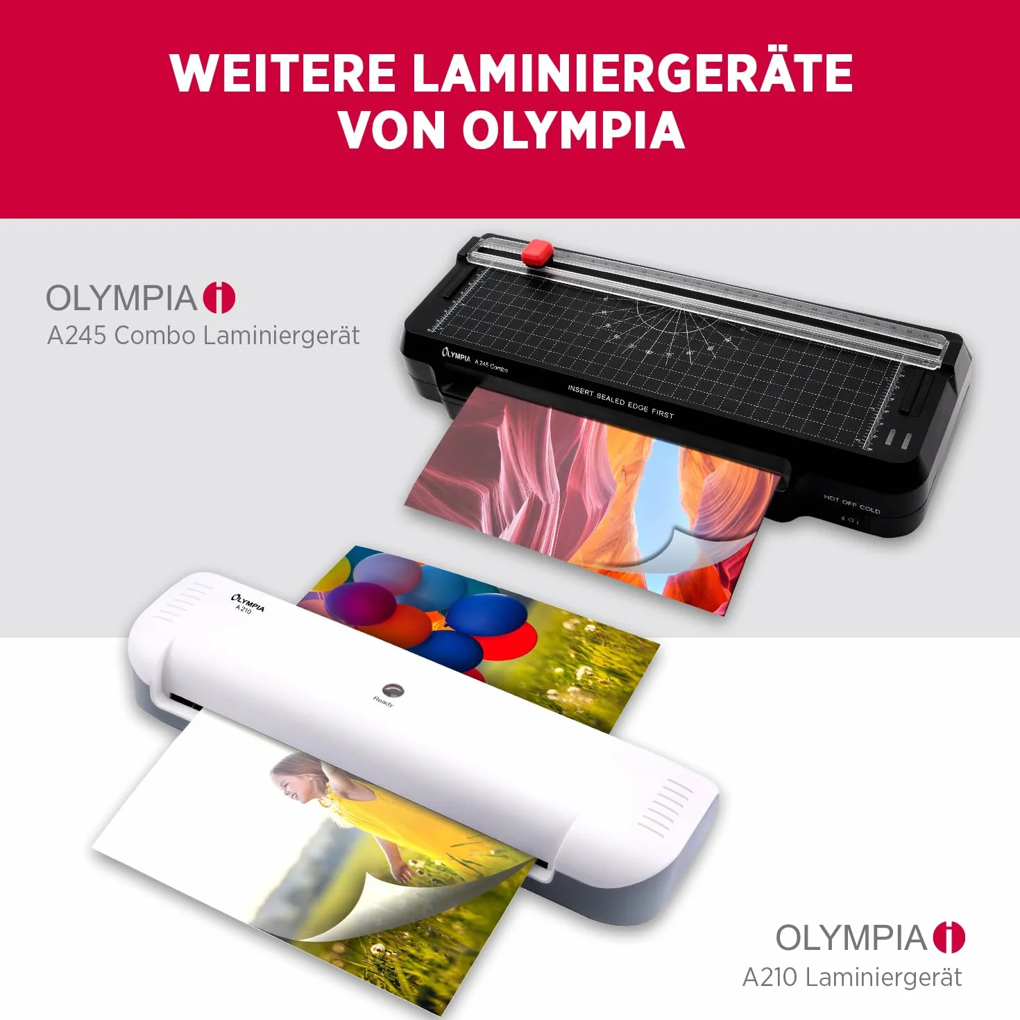 Olympia Kit de laminación A 350 Combo DIN A3