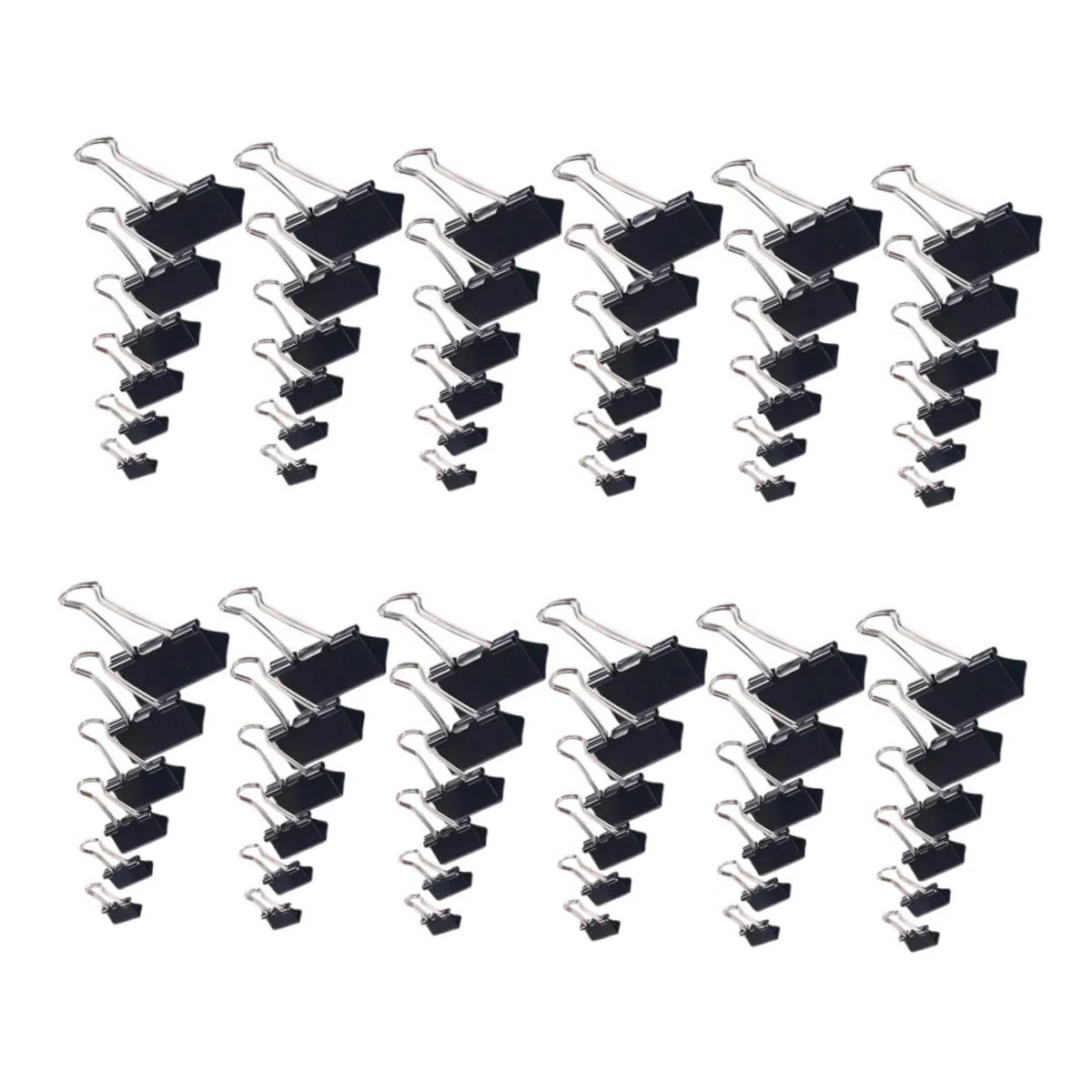 Homoyoyo 120 Piezas Clips Metálicos de Oficina de Clips Plegables Diseño de Larga para Gruesos para Profesional y Estudio
