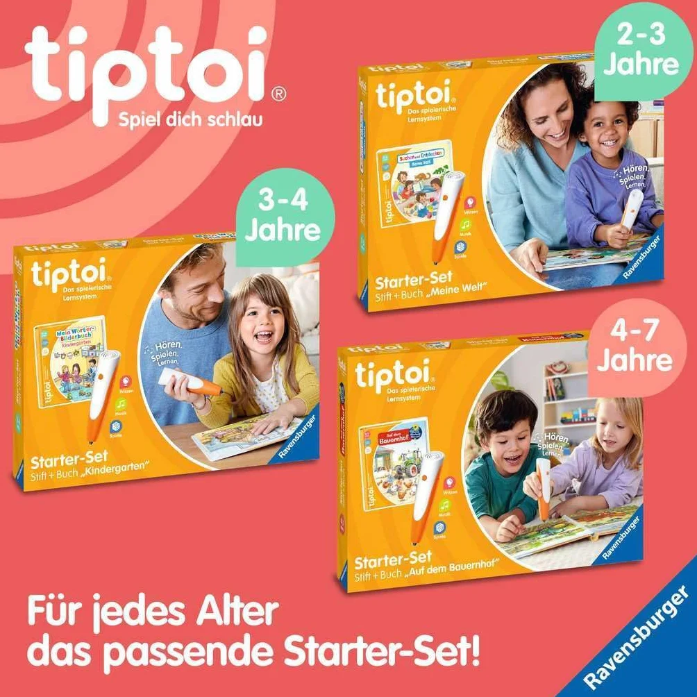 Ravensburger tiptoi Game 00107 - El Globo del Conocimiento Interactivo: Globo de Aprendizaje para niños de 7 años o más, Juguetes para niños y niñas, para 1 a 4 Jugadores
