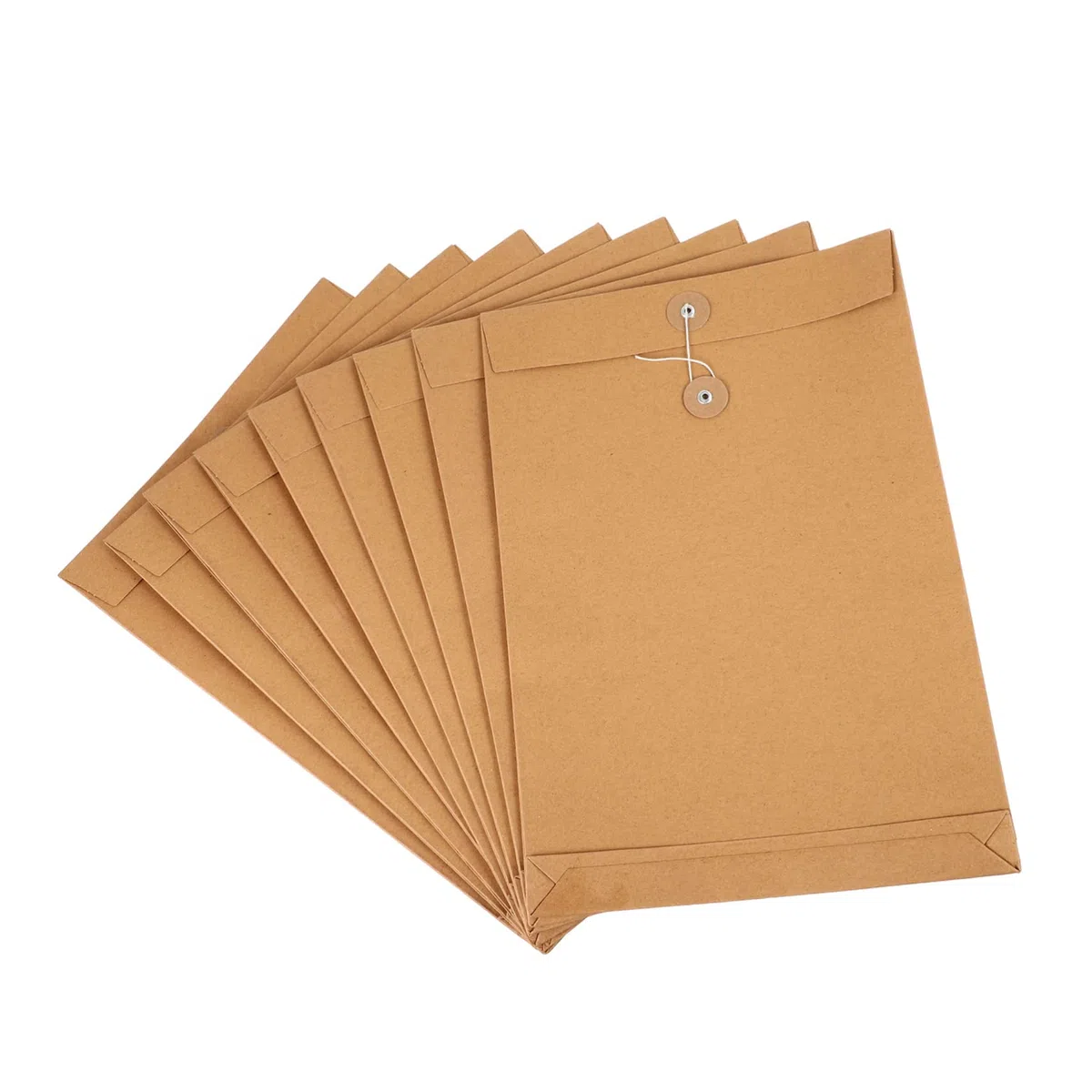 Homoyoyo 25piezas Cartera de Papel Kraft Carpeta Portadocumentos Organizador de Documentos Carta para Papelería de Oficina Unidades de Portafolios de Papel