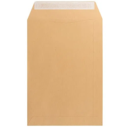 Caja lote de 1000 Sobres Papel Kraft Natural 100x150 70Gr/m² Salario Marrón 31933