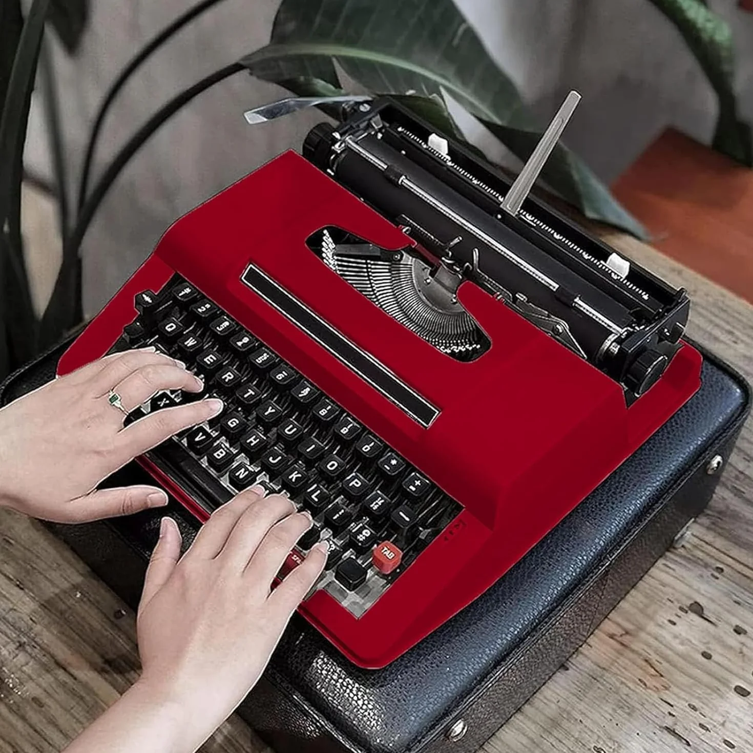 Máquina de escribir en casa Oficina Negocios Máquina de escribir Procesador de textos Etter Escritura de notas (C)
