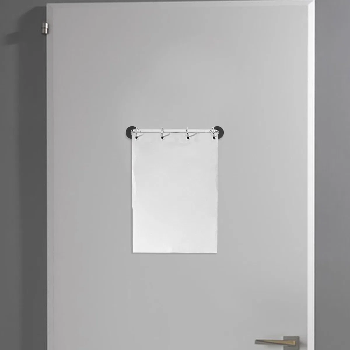 2 organizadores magnéticos Colgantes para Archivos - Soporte metálico para Correo y Papel con 3 y 4 Aros y Mecanismo de Bloqueo para Carpetas, Ideal para pizarras White de Aula.