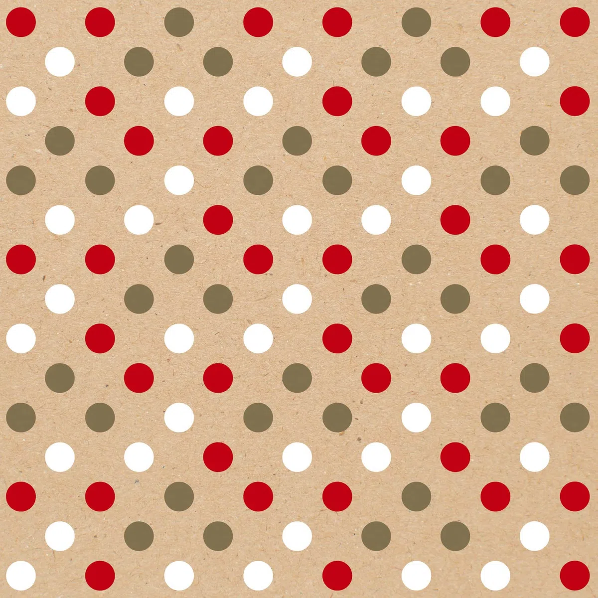 Clairefontaine lunares Kraft papel de regalo 50 m x 70 cm, multicolor