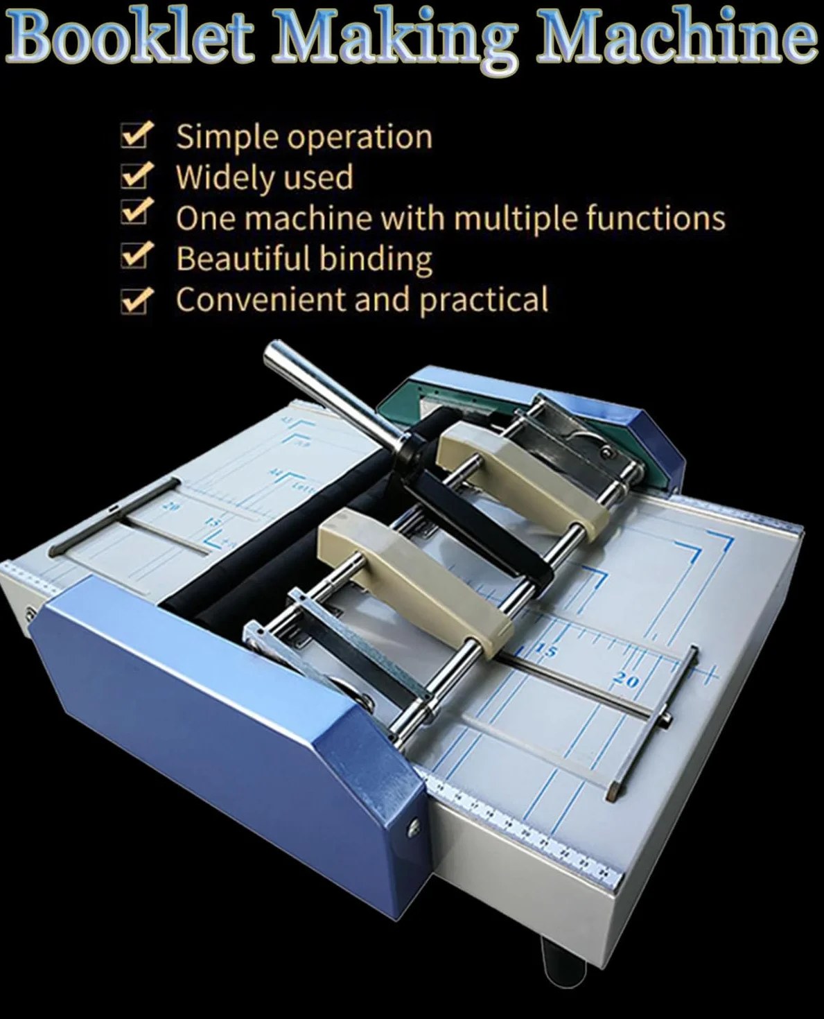 Máquina Grapadora Y Plegadora De Folletos, Máquina Grapadora Y Plegadora Automática De Folletos A3 Max 317 × 440 Mm, Máquina Grapadora Y Plegadora De Papel