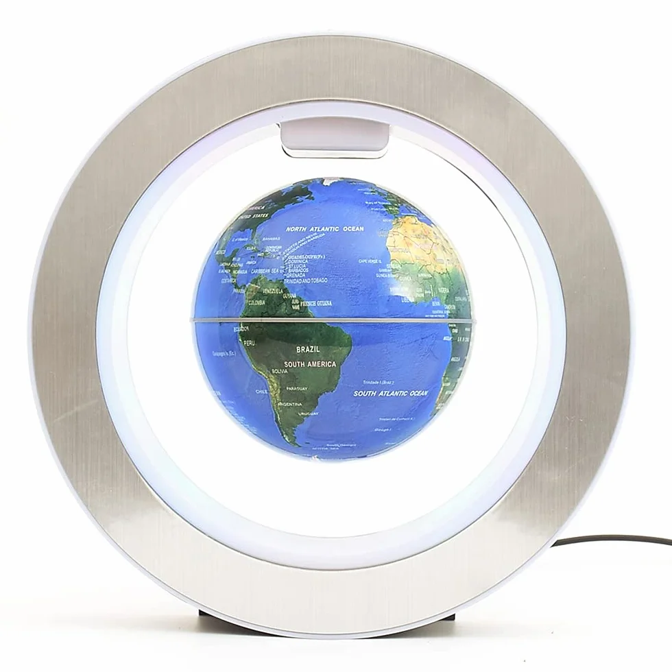 Globo Flotante de Levitación Magnética 4" con Constelaciones LED, Giratorio para Niños, Decoración de Oficina y Regalo Único para Hombres o Presente Tecnológico de Cumpleaños para Adolescentes