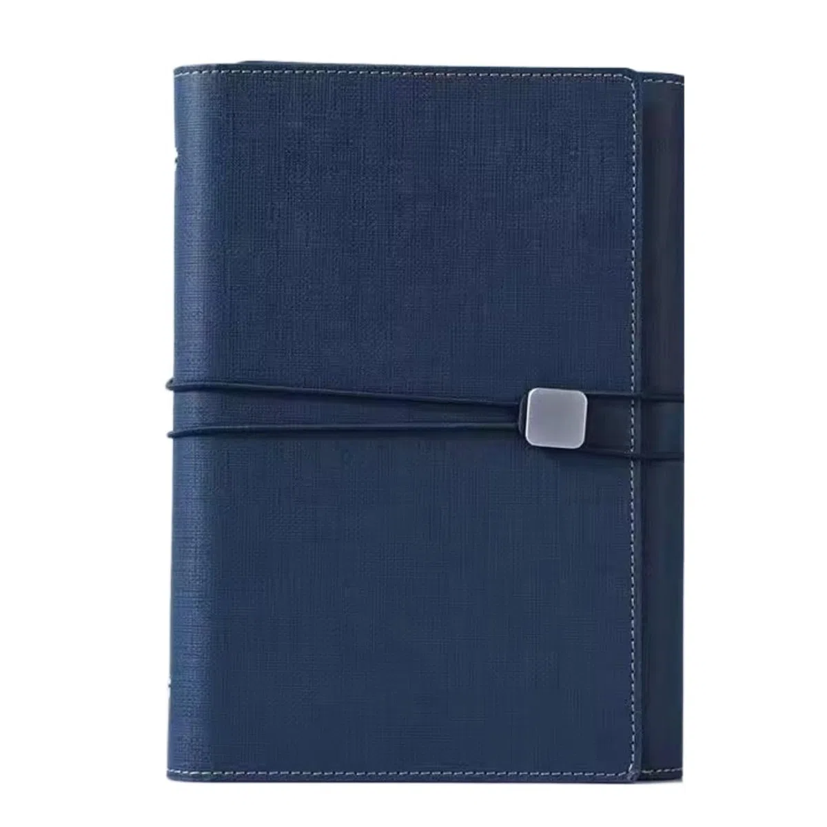 Cuaderno Libreta Agenda Multifuncional A5 De Hojas Sueltas, Cuaderno For Actas Reuniones, Desmontable Cuadernos De Viaje(Blue)
