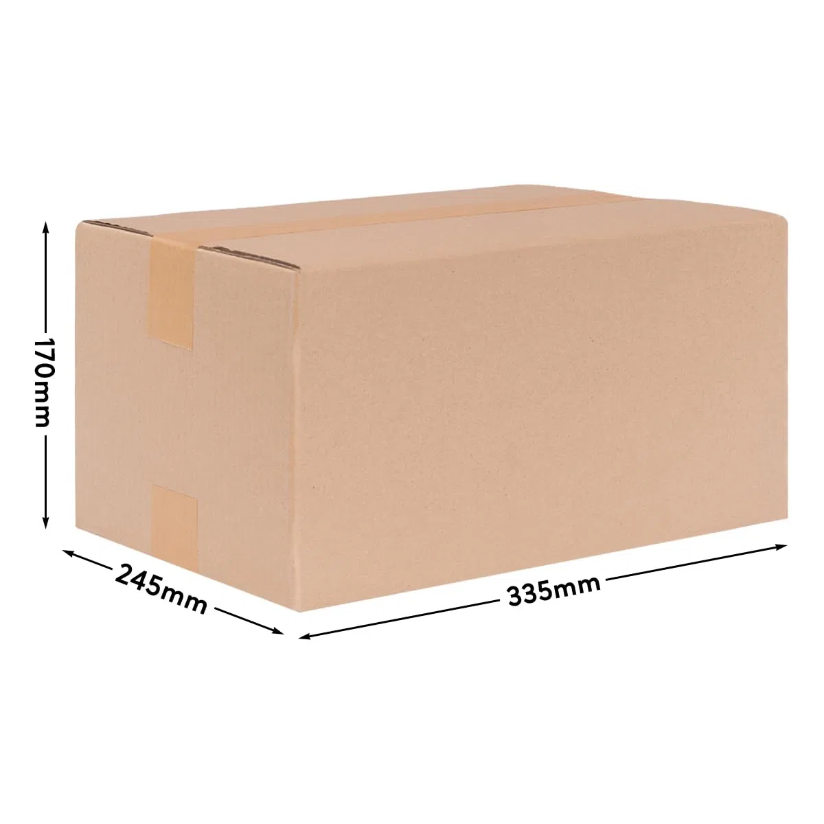 200 cajas plegables cajas de envío DHL cajas 360 x 200 x 200 mm, KK-80, 1 pared | cajas de cartón | embalaje de cartón | embalaje de envío | cajas de envío | cajas plegables