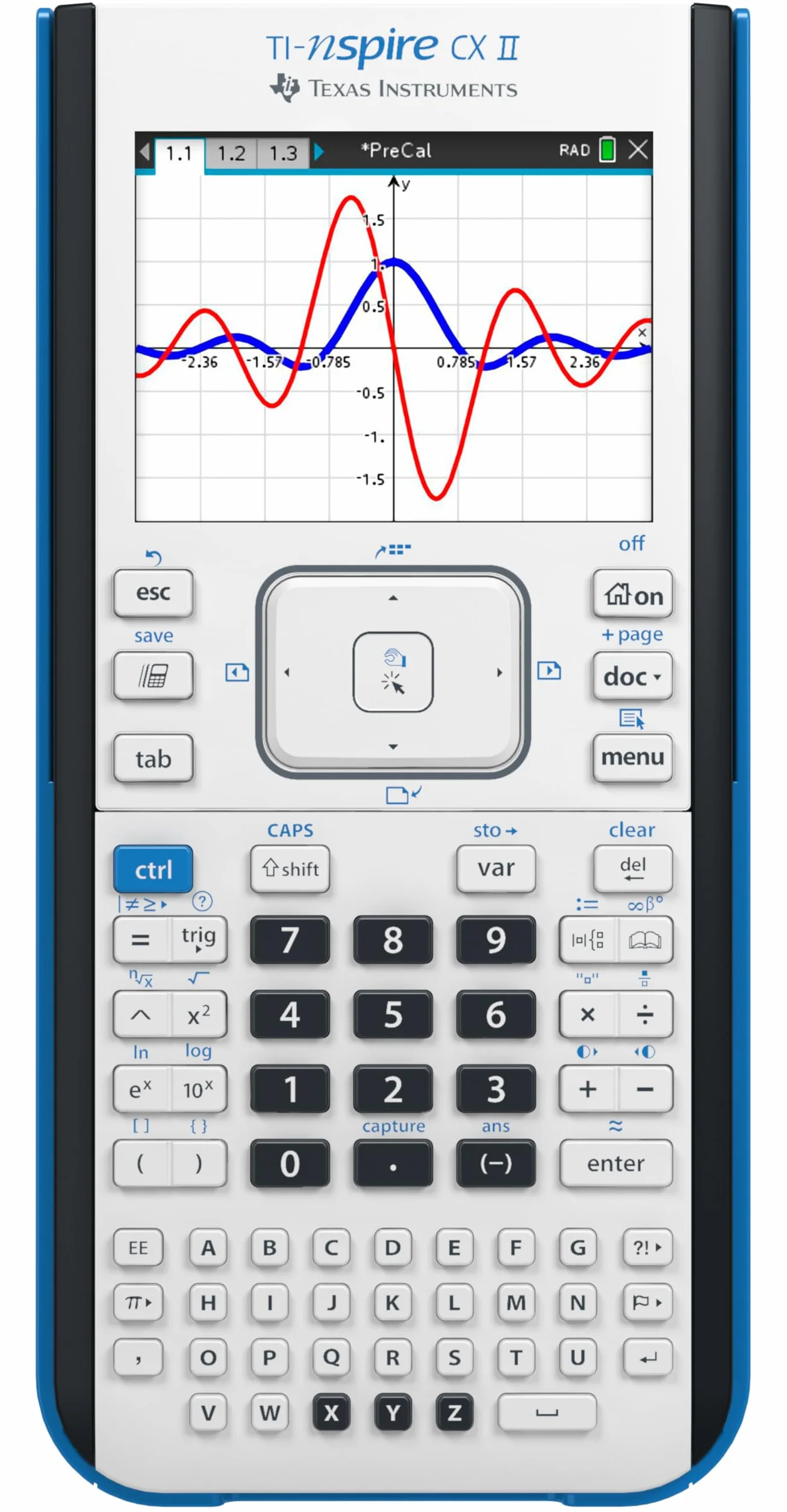Texas Instruments - TI-Nspire CX II - Calculadora gráfica a color, con software, para estudiantes, (PC/Mac)