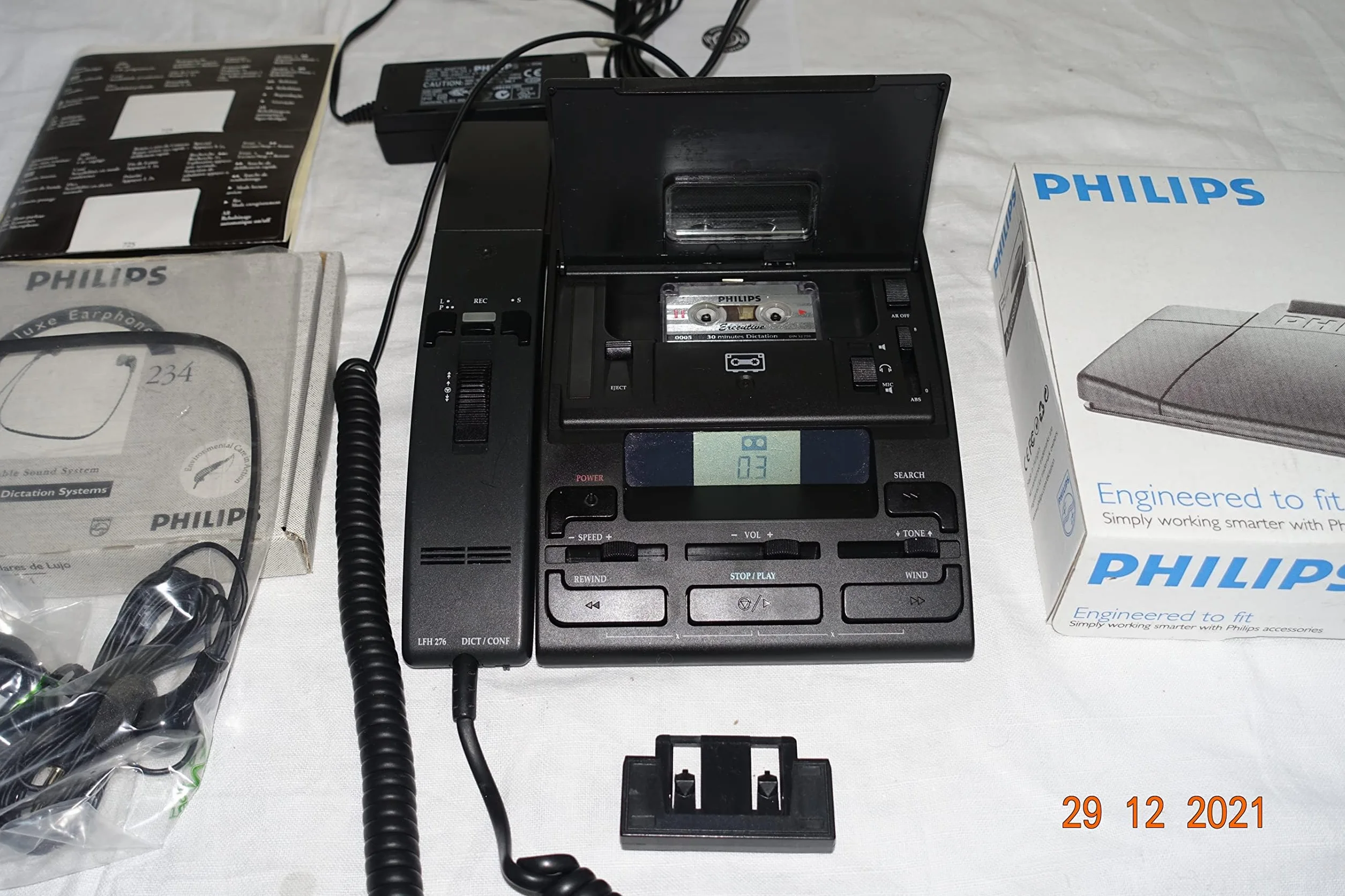 Philips LFH725D Equipo de dictado de sobremesa
