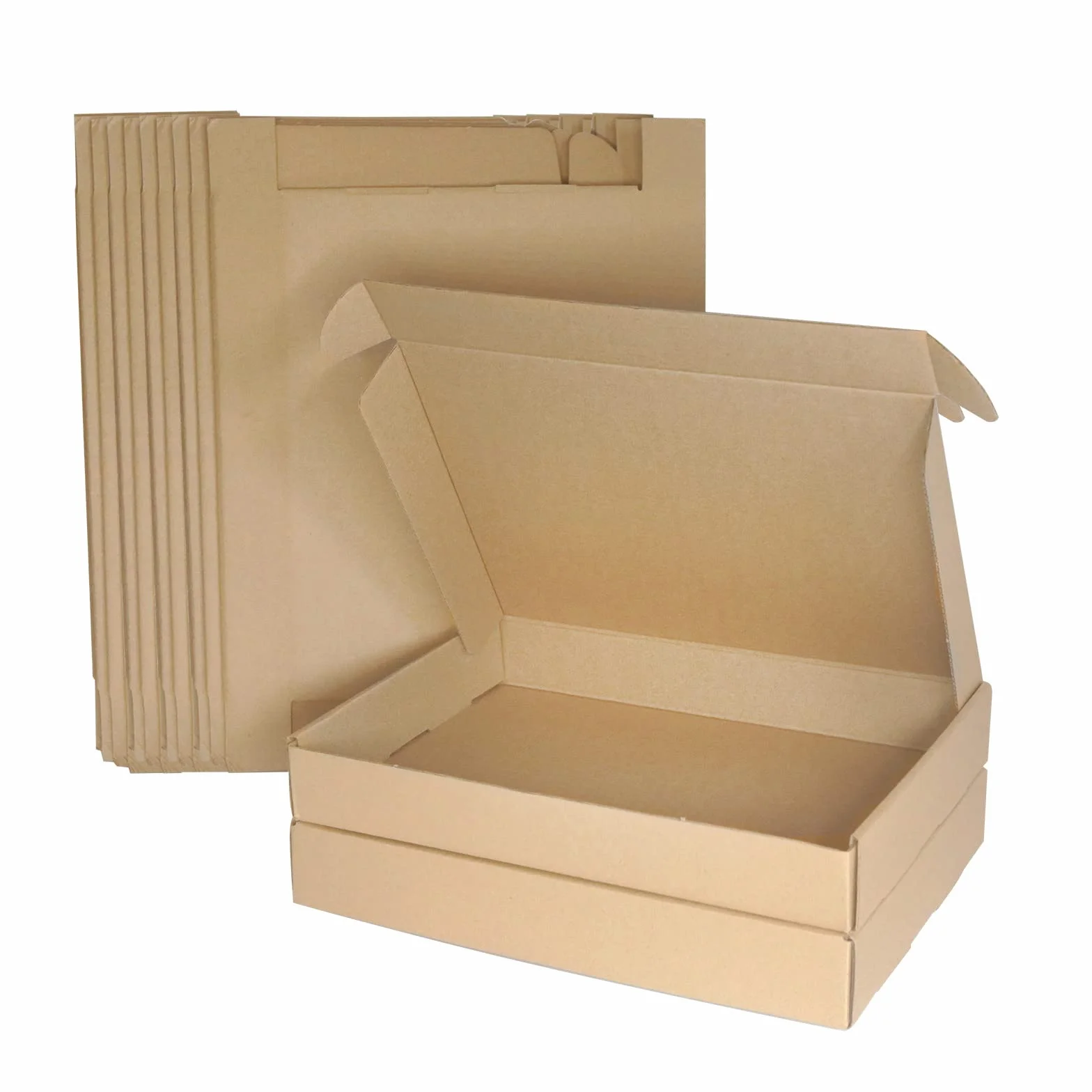 10 Piezas Cajas de Cartón Corrugado, A4 C4 320x222x46mm Cajas de Paquetes Pequeños, Cajas de Embalaje para Negocios, Correos, Almacenamiento o Regalo