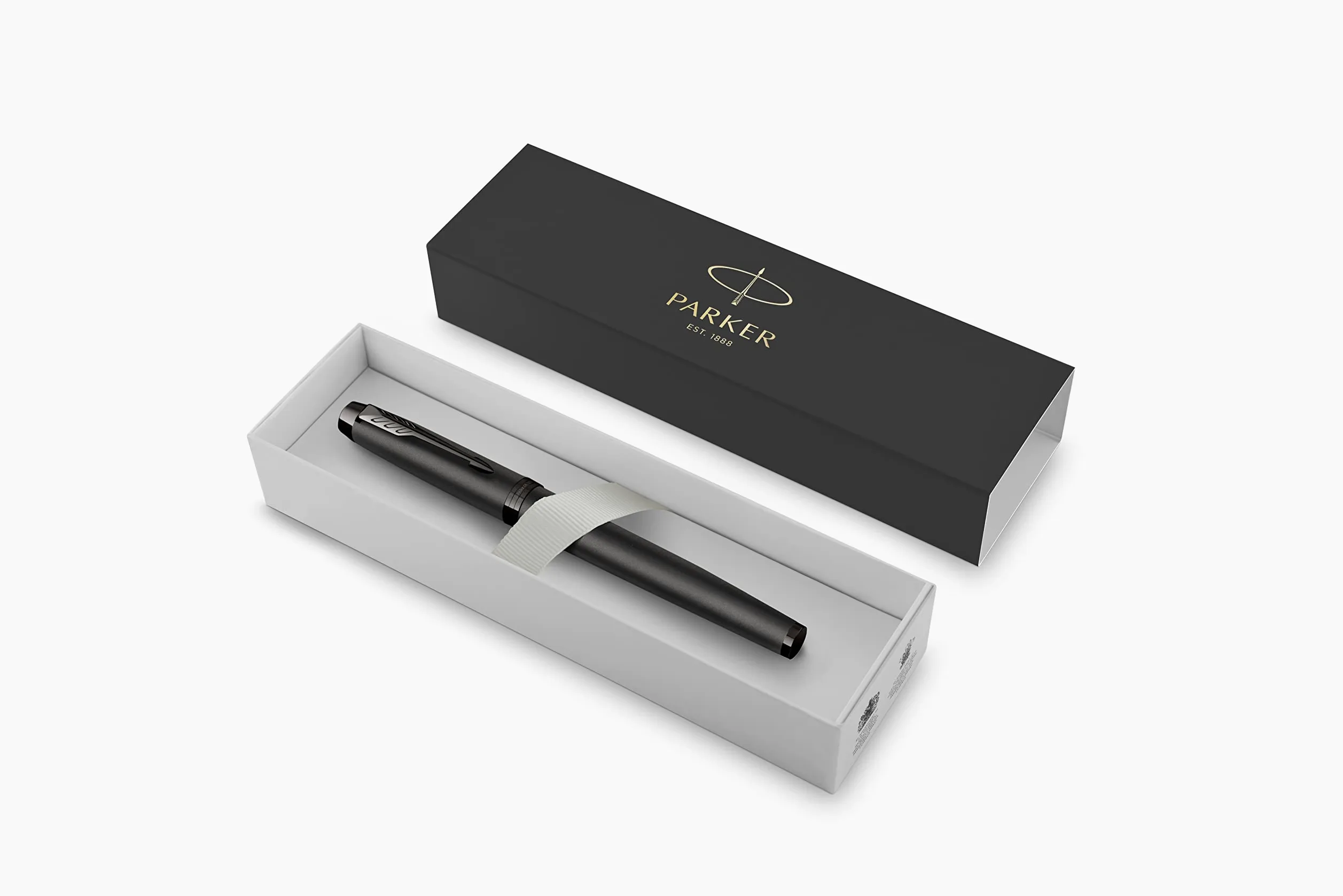 PARKER Bolígrafo roller IM monocromo bronce PVD F Negro