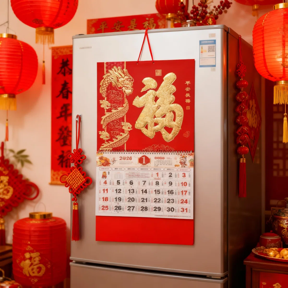 KYMY Calendario de pared chino 2025 mensual, calendario de año nuevo chino, calendario colgante de pared del año de la serpiente, calendario de año nuevo lunar para festival de primavera, calendario
