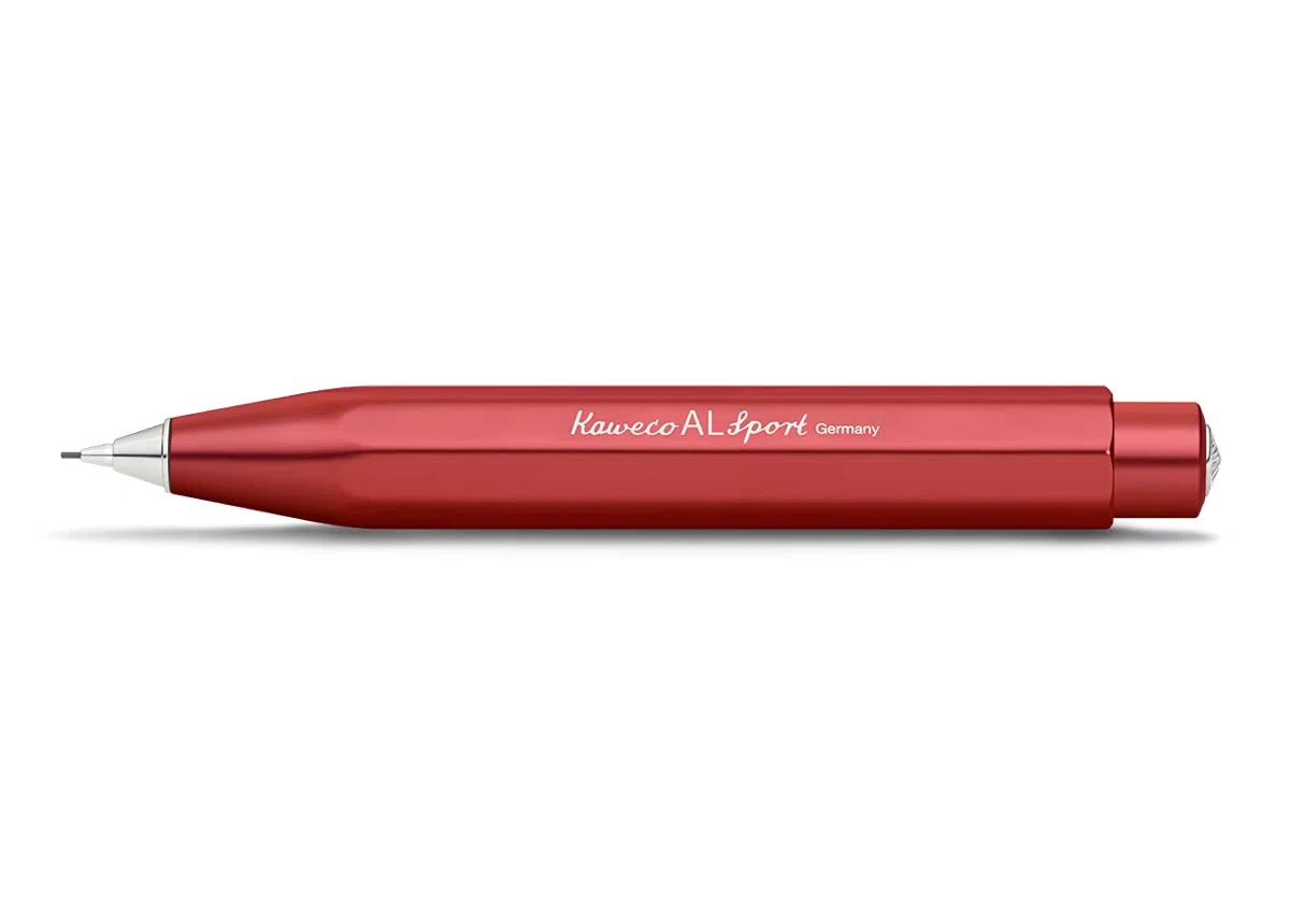 Kaweco AL SPORT - Portaminas (0,7 mm), color rojo