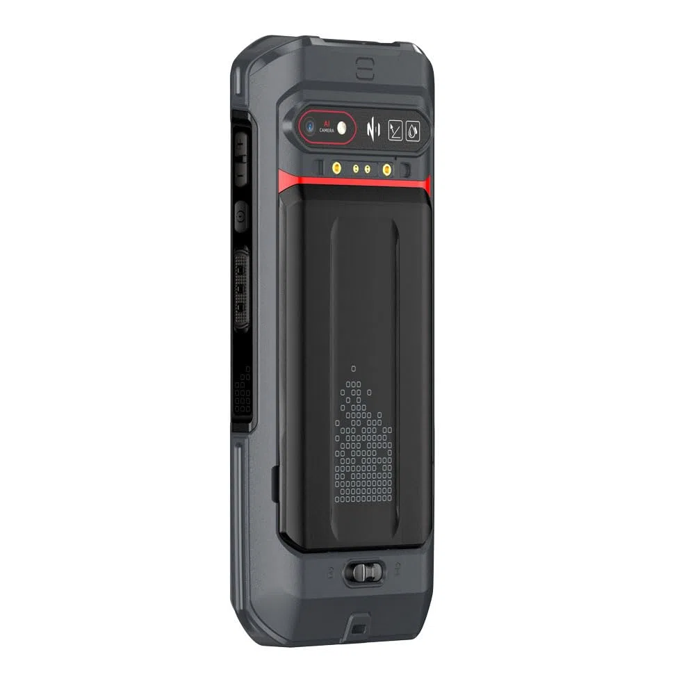 [Android 13 + 2D escáner] RUGILINE - Ordenador móvil con escáner de código de barras 2D de 5.5 pulgadas, PDA, compatible con NFC inalámbrico Wi-Fi 4G LTE para entrega en almacén, inventario minorista,
