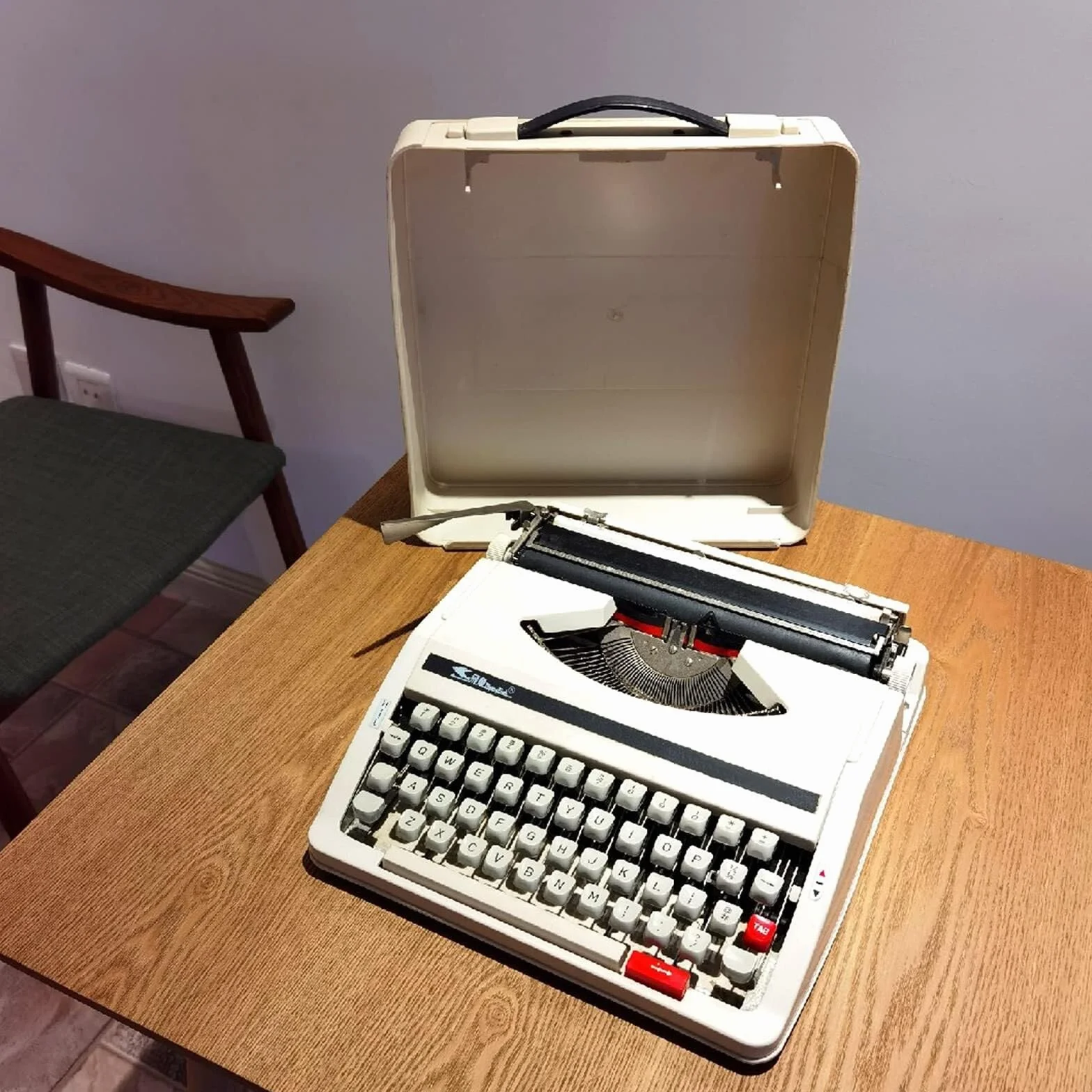 Máquina De Escribir Máquina De Escribir Manual Máquina De Escribir Retro Portátil, Antigua, Clásica, Nostalgia, Uso Normal para Ocasiones Especiales En La Oficina En Casa