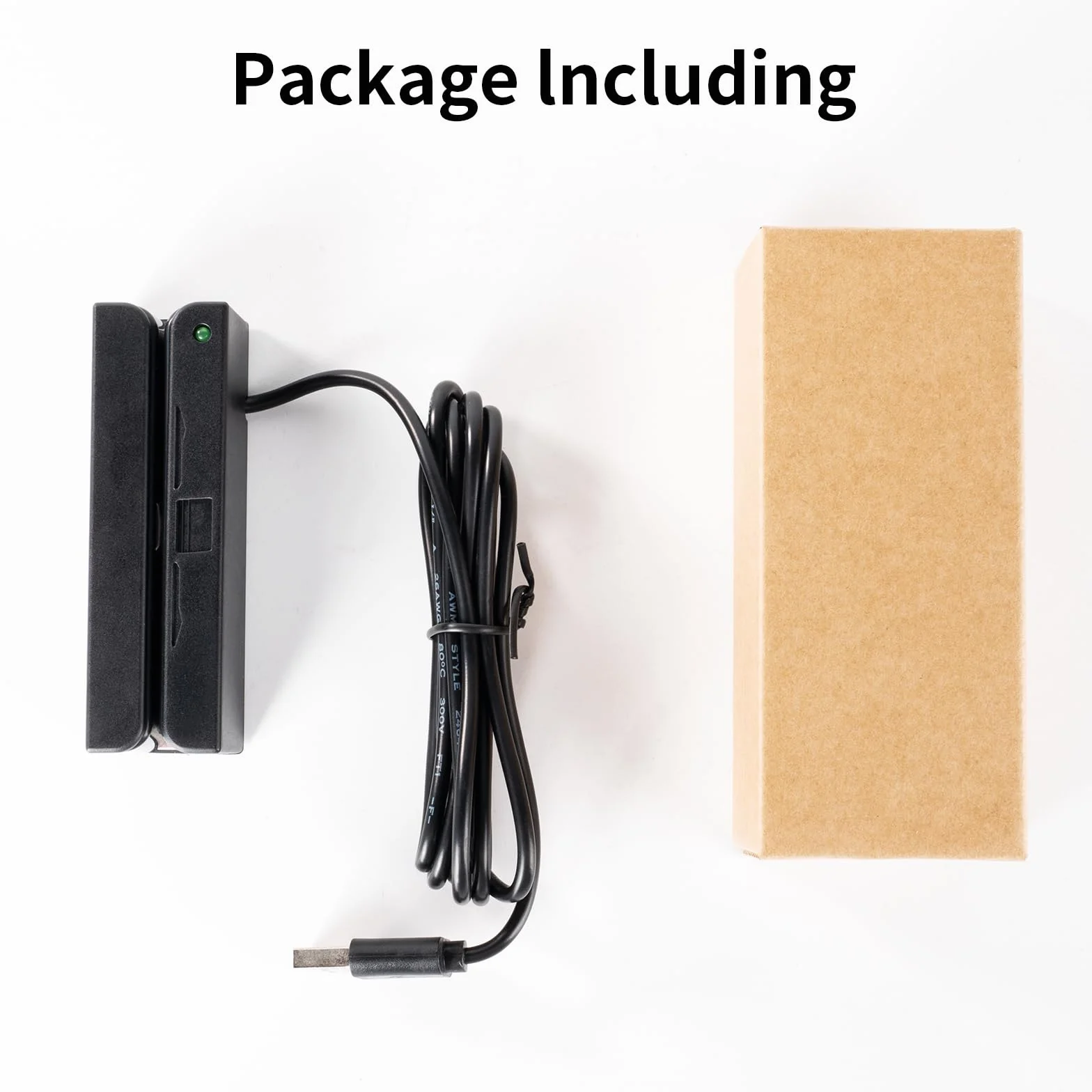 Mini MSR90-USB Lector de Tarjetas de Crédito de Banda Magnética 3 Pistas POS Control de Acceso