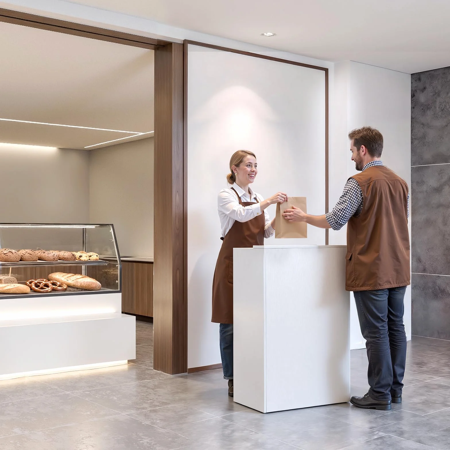 VEVOR Mostrador de Recepción 60 x 40 x 96 cm, Mesa de Recepción Material de Tablero de Partículas con 1 Cajón, Mostrador de Recepcionista para Caja, Vestíbulo, Salón de Belleza, Oficina, Blanco