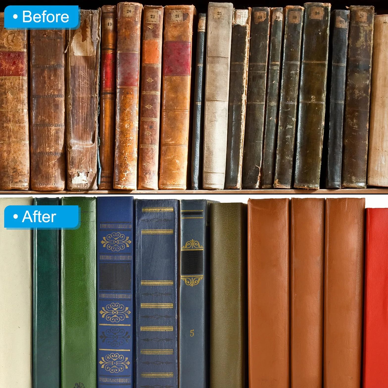 PATIKIL Cinta de Encuadernación de Libros de 2.4" x 0.007", 22 Yardas de Cinta de Reparación de Encuadernación de Libros de Tela Autoadhesiva para Reparar Libros Antiguos, Verde