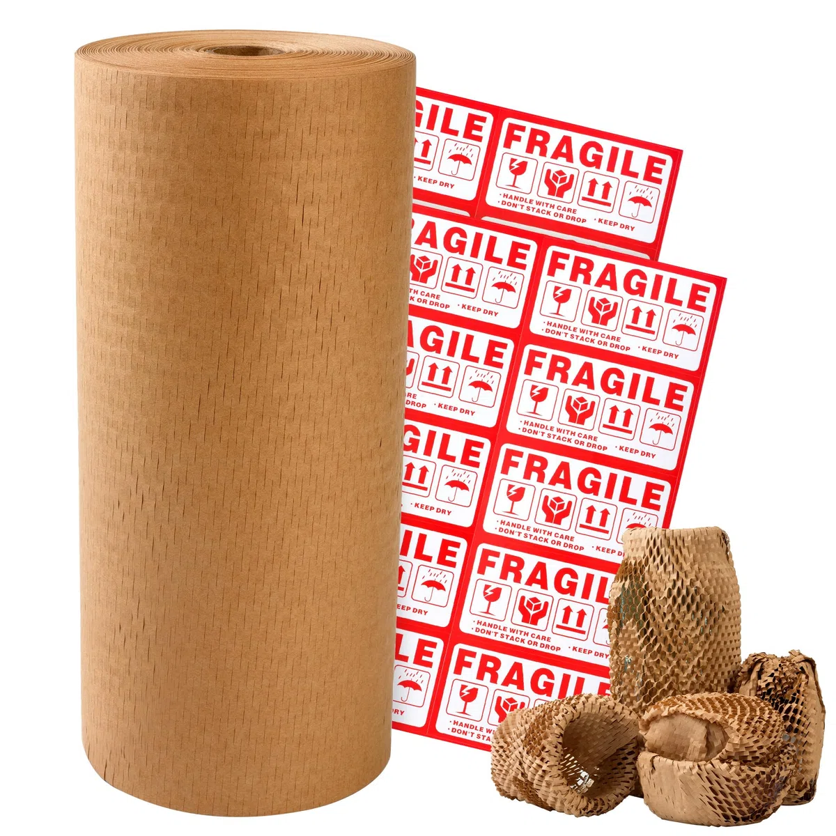 Rollo de burbujas de 30,5 x 1,2 m para mudanzas, rollo protector reciclable y biodegradable, material de embalaje, embalaje ecológico