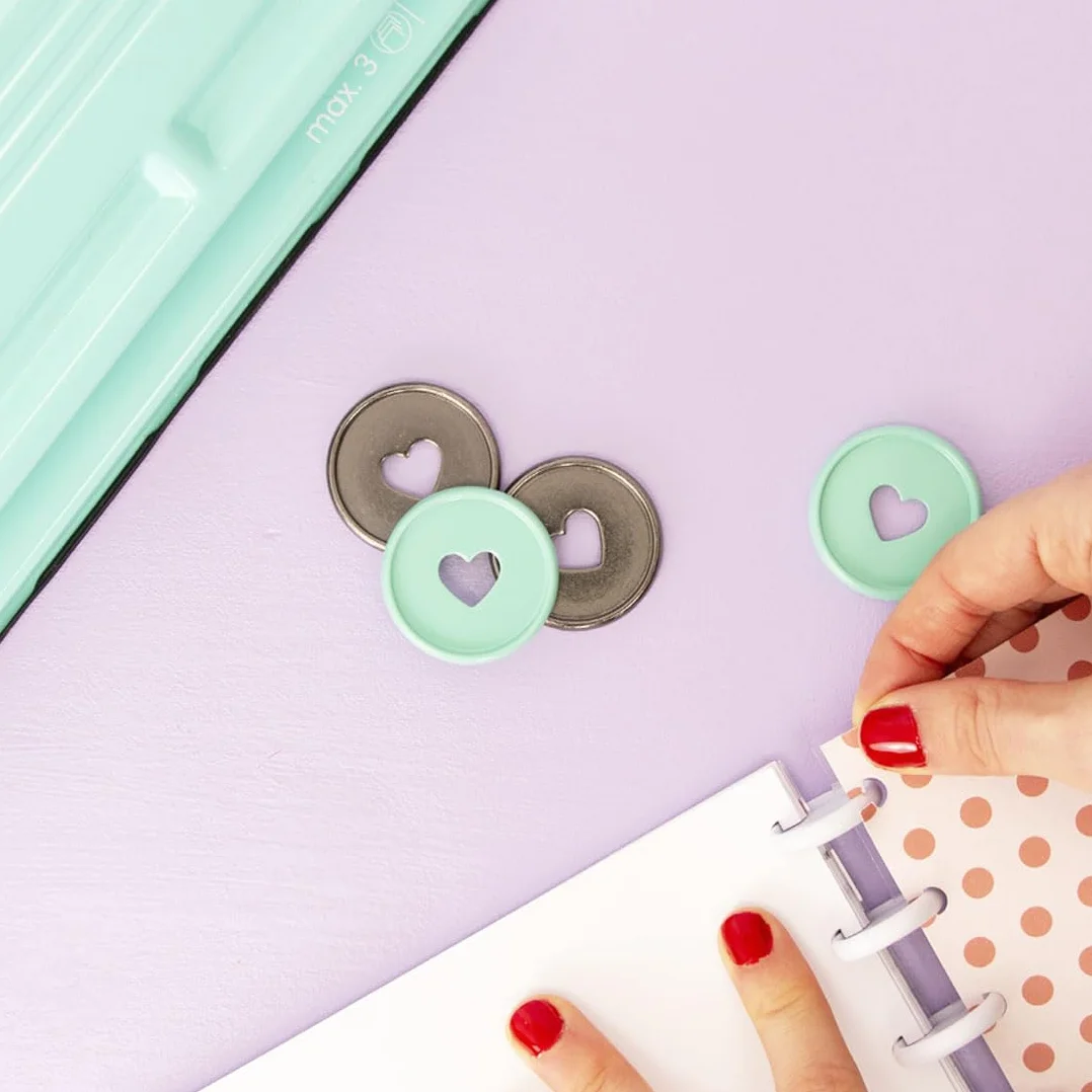 Craftelier - Perforadora de 11 Agujeros para Planners de Disco XL, Agendas o Cuadernos Especial para Scrapbooking | Capacidad de Perforación para 3 Papeles de 90 g/m2 | Tamaño Aprox. 32 x 9 x 5 cm