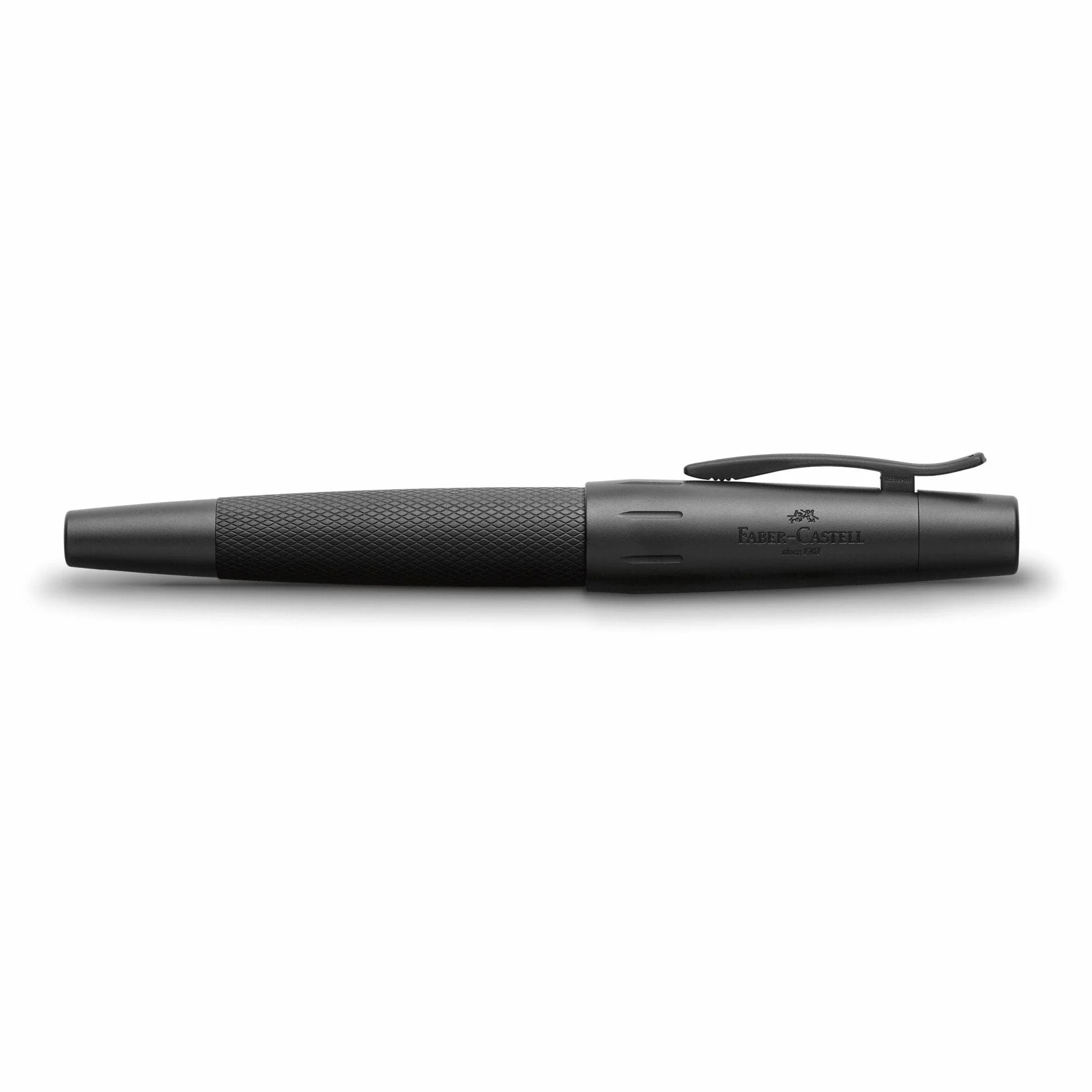 FABER-CASTELL - Pluma estilográfica e-motion Pure Black, plumín EF