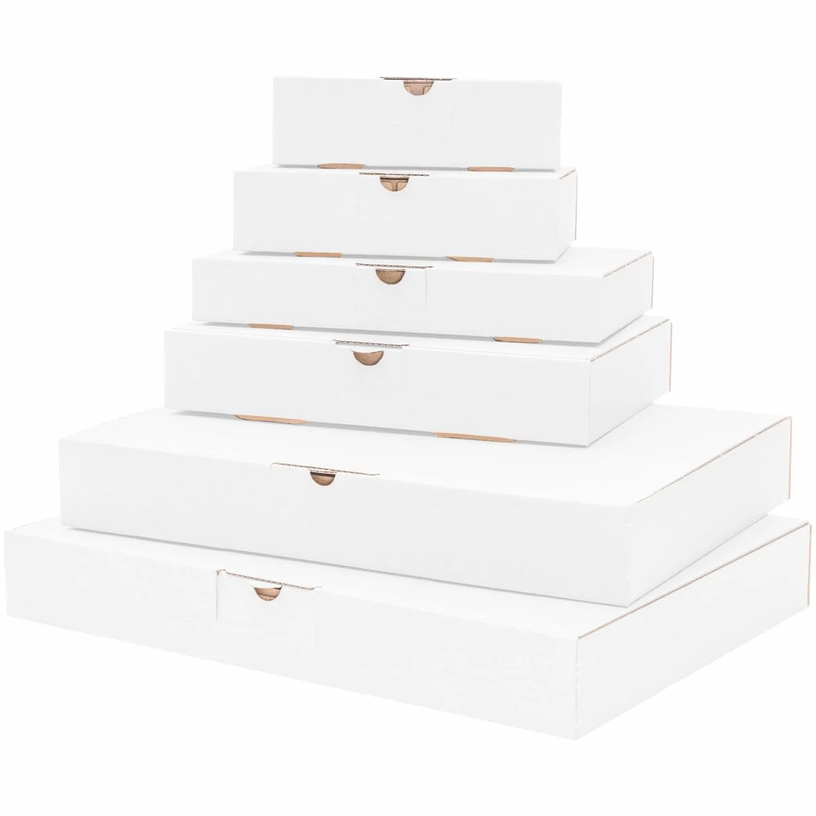 verpacking Cajas para Carta Máxima 320 x 225 x 50 mm Blanco [tamaño y cantidad a elegir] DIN A4 Maxi Carta MB-4 Caja de envío para correo de mercancías 25 unidades