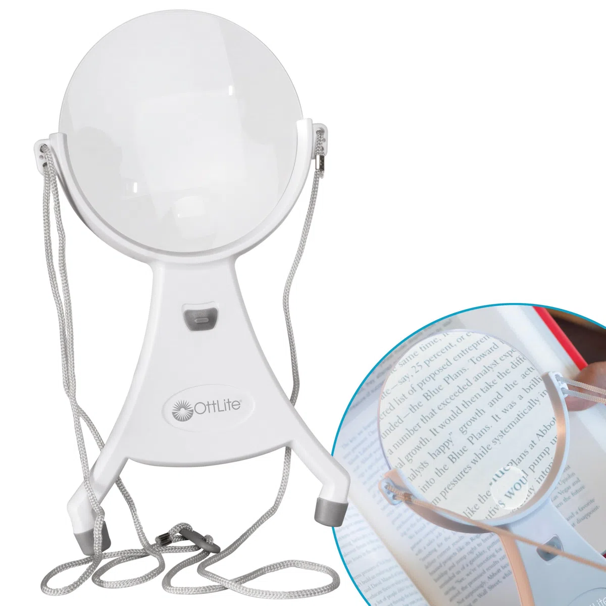 OttLite lupa de manos libres con luz LEDS