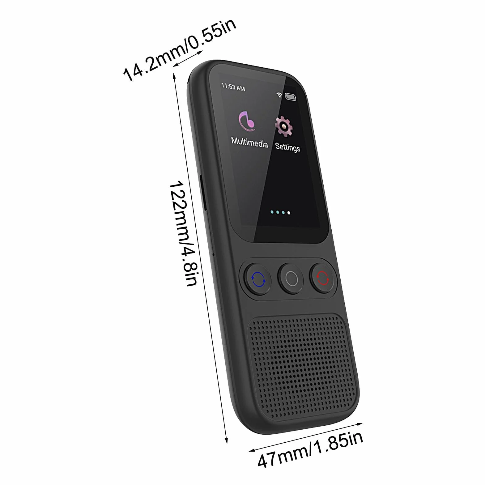 Traductor instantáneo sin WiFi, dispositivo traductor sin necesidad de WiFi | Dispositivo de traducción Traductor en tiempo real para viajes,, No se necesita WiFi, dispositivo de traducción, 138 idiom
