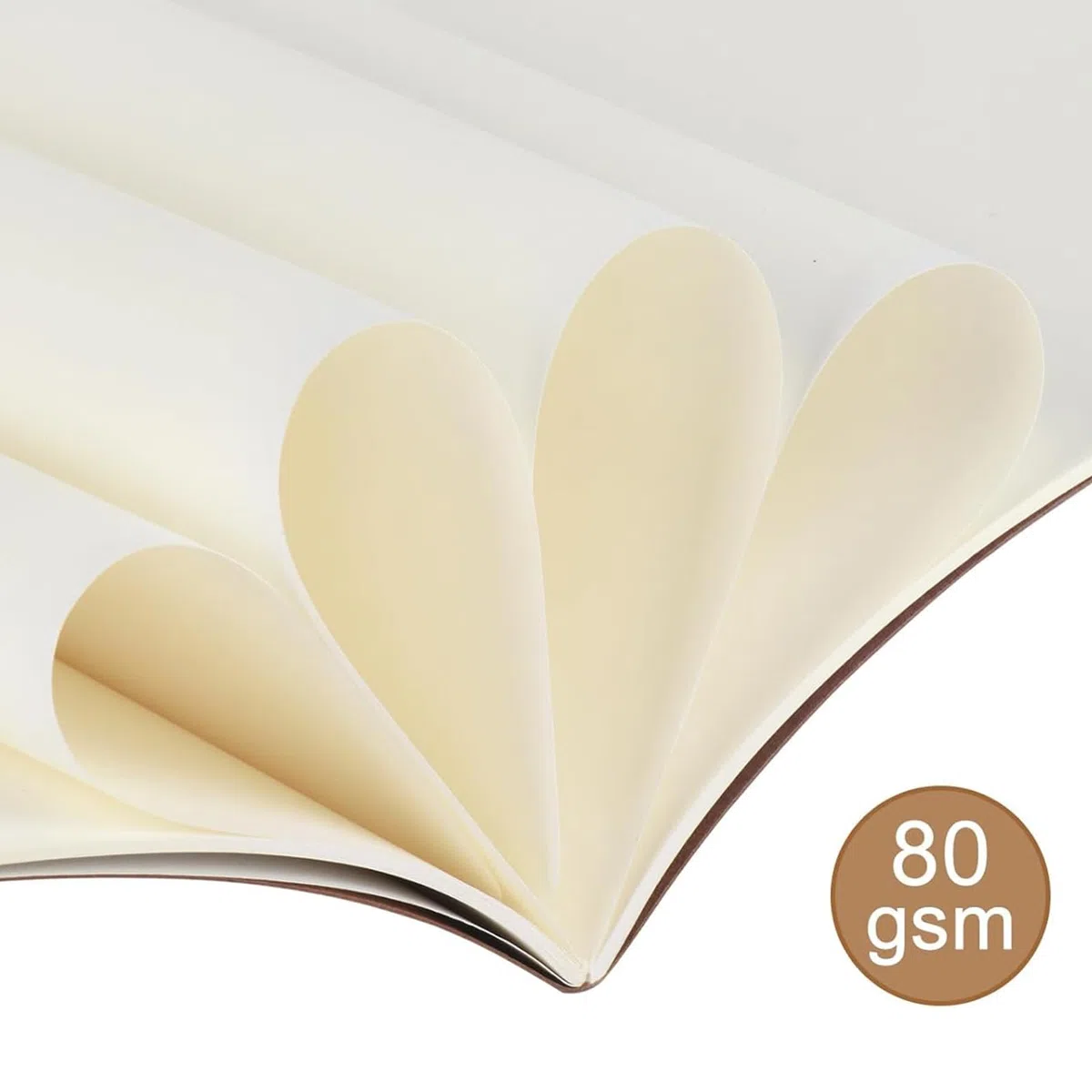 Adri 100 Cuadernos A5 lisos kraft, Páginas Blancas, Libretas de Notas para Escritura, Dibujo, Notebooks, Diario, Bloc de Notas, Escolar, Regalo, para Niños, Estudiantes.