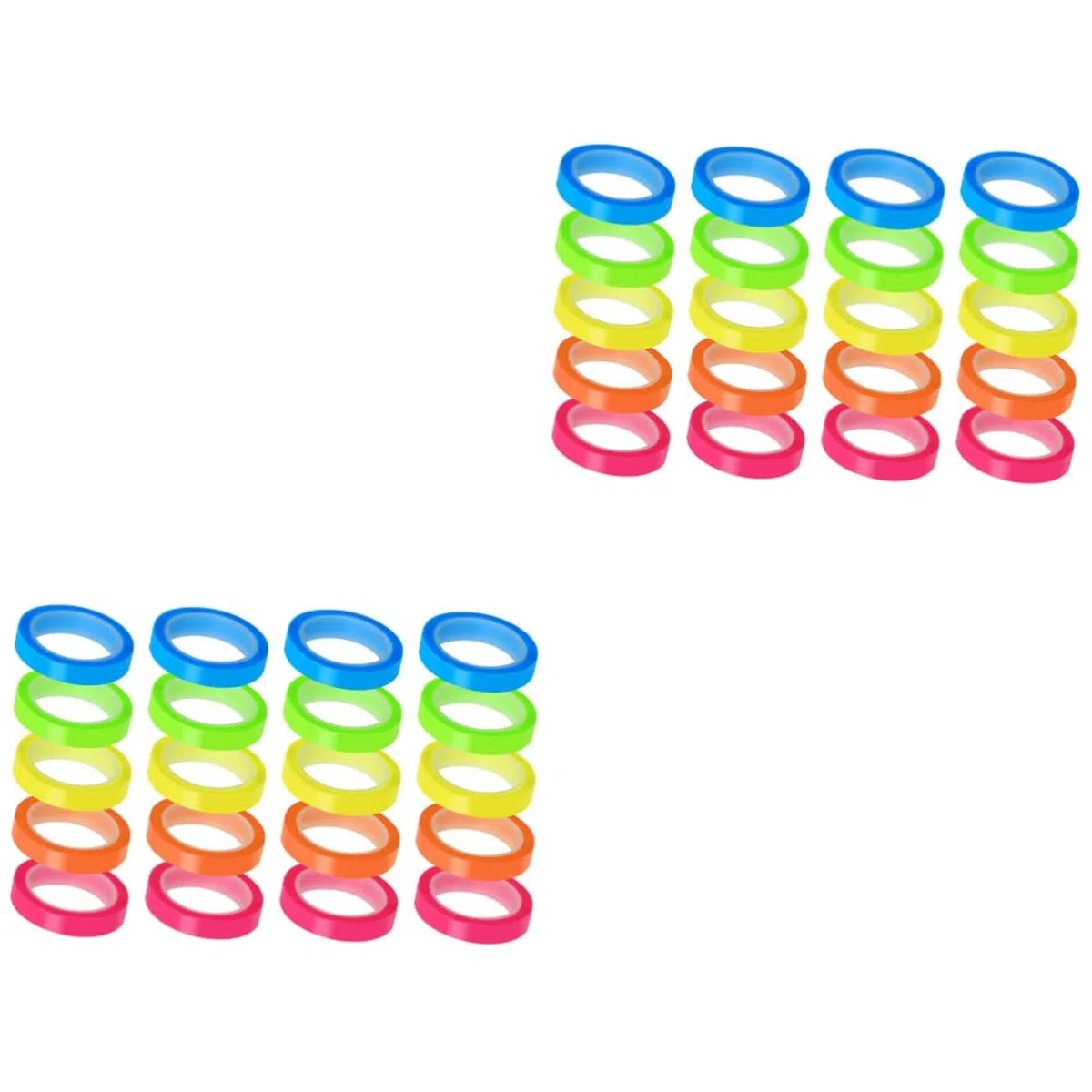 SHINEOFI 40rollos Pestañas Transparentes De Marcadores De Página Autoadhesivos Multifuncionales Para Material Escolar Resistente y Reposicionable Para y