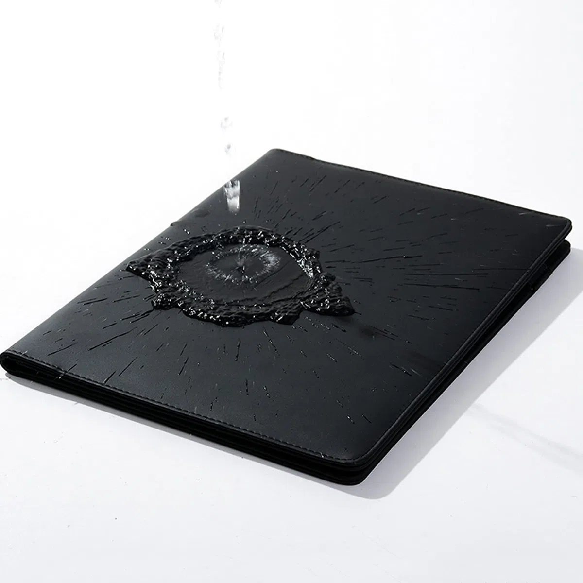 Carpeta Carpeta de Cuero Multicolor Funda Plegable Portapapeles Datos Clasificación de la clasificación Contrato de Carpeta Carpeta de Firma A4 Informe de Datos Carpeta-2 Paquetes Carpeta expandible