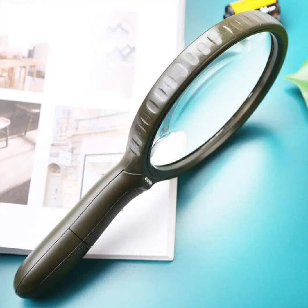 Lupa de Mano con luz LED para Trabajo cercano, Lupa iluminada, Lupa de Lectura para degeneración Macular, Lectura para Personas Mayores, Lupa de Soldadura (A) Beauty Comes