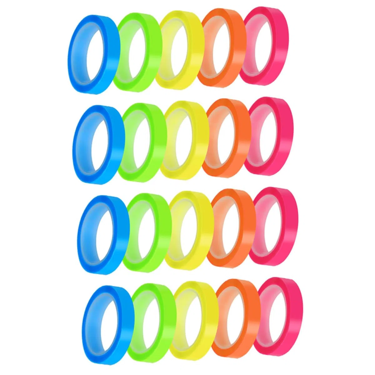 SHINEOFI 40rollos Pestañas Transparentes De Marcadores De Página Autoadhesivos Multifuncionales Para Material Escolar Resistente y Reposicionable Para y