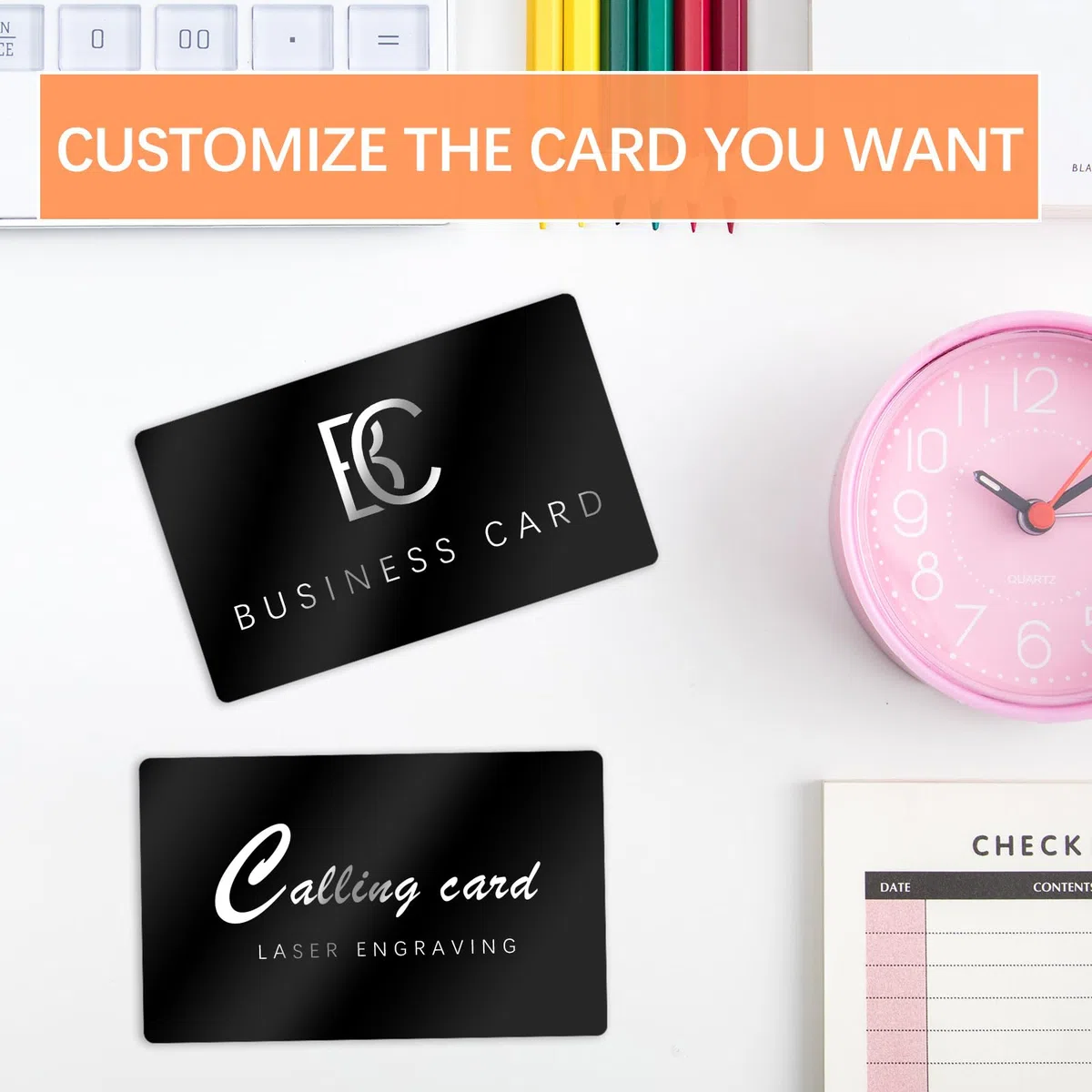 350 tarjetas de visita de metal en blanco, tarjetas de visita de metal de aluminio negro para grabado láser CNC, grabado láser, multiusos, tarjetas de visita personalizadas, grosor en blanco, 0.01