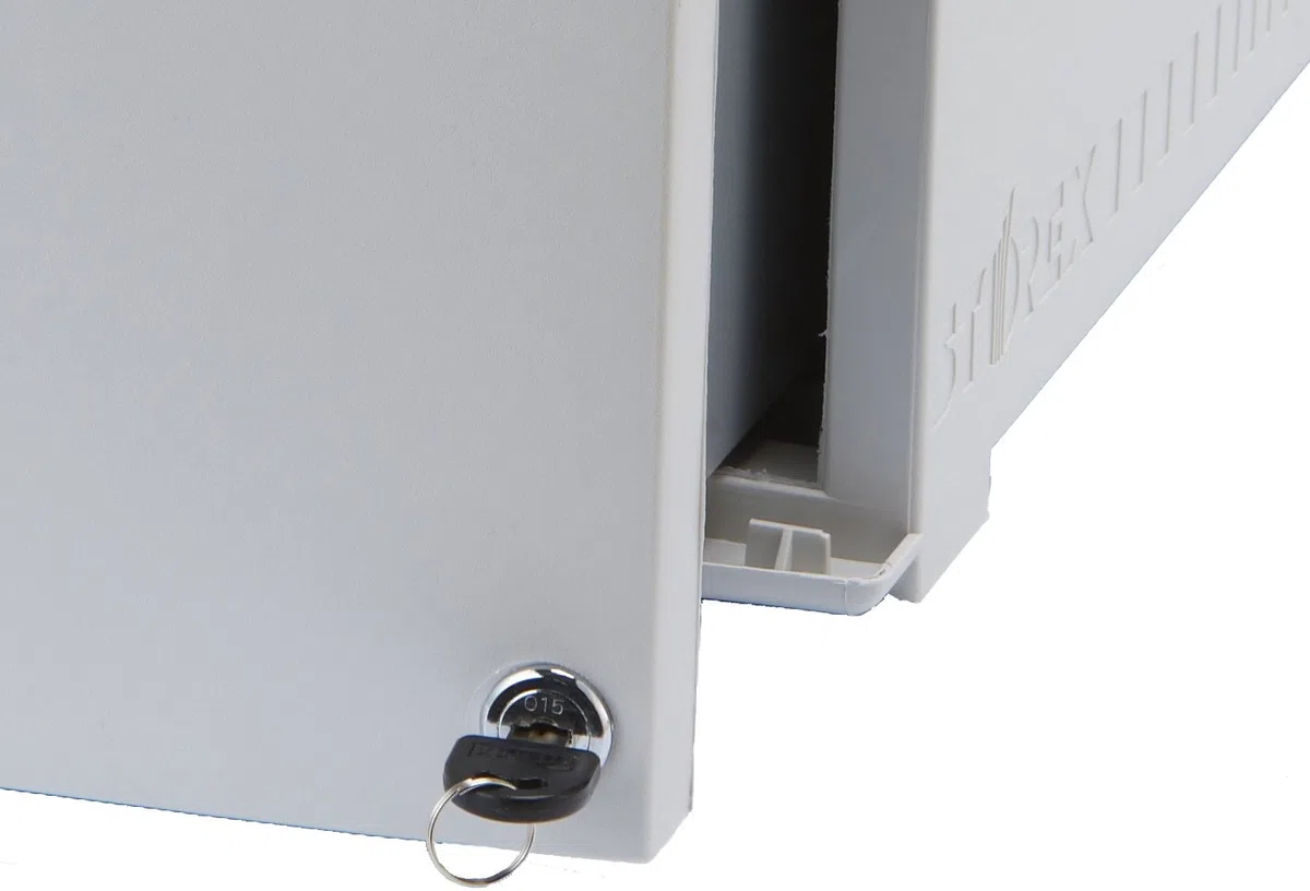 Storex 61311C01C - Archivador, paquete de 1, gris/negro