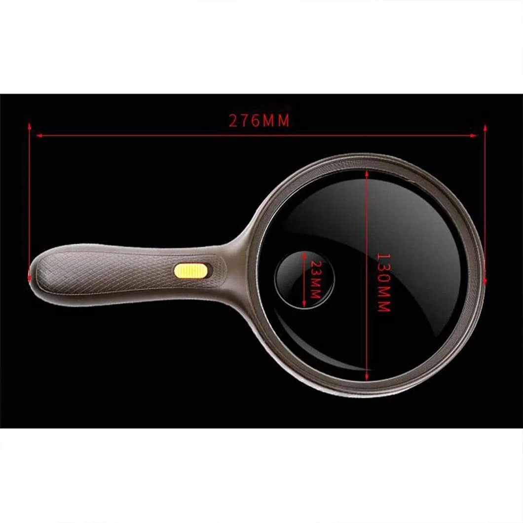 Lupa de Mano con luz LED para Trabajo cercano, Lupa iluminada, Lupa de Lectura para degeneración Macular, Lectura para Personas Mayores, Lupa de Soldadura (A) Beauty Comes