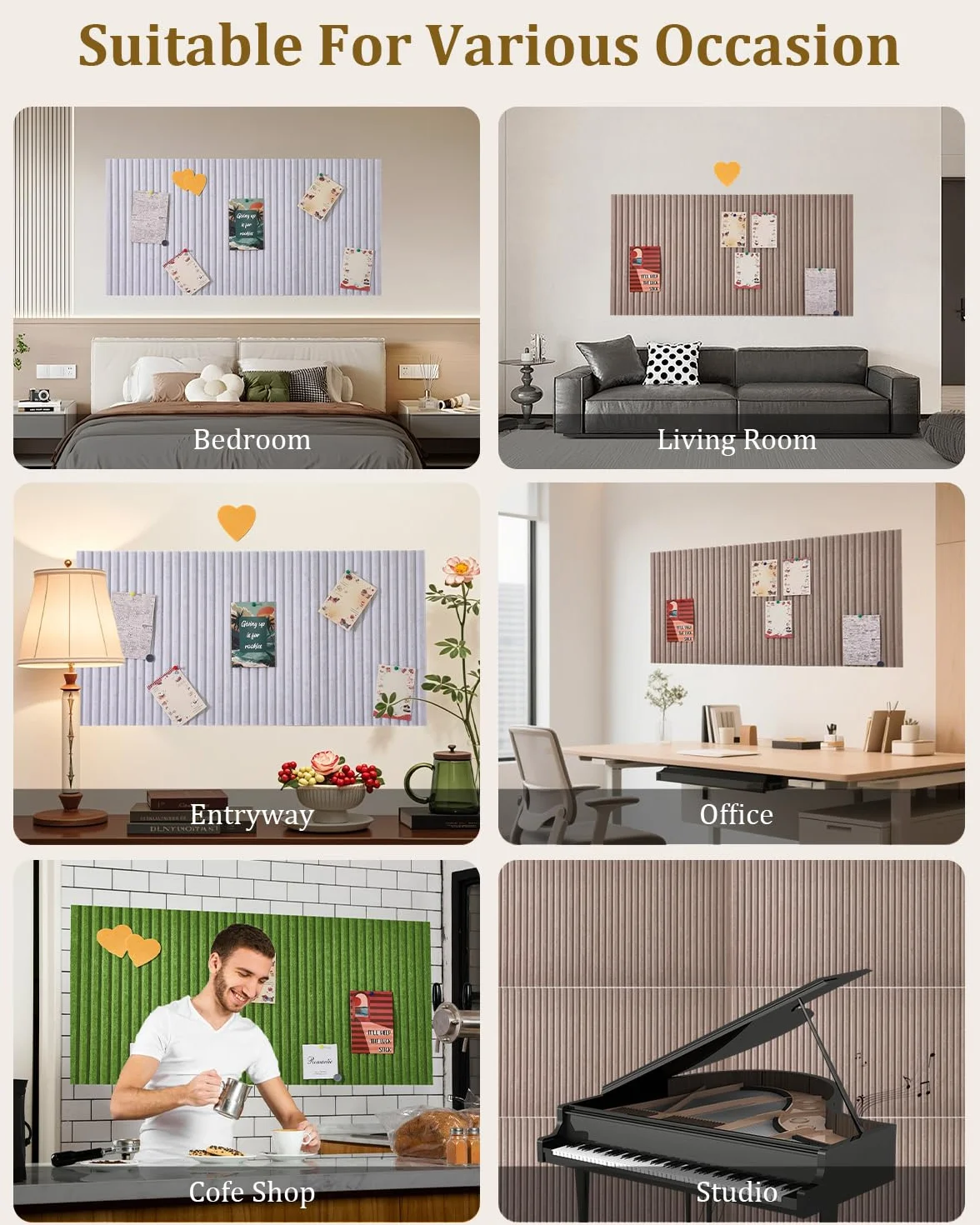 Tablero de Anuncios Grande 120 x 80 cm, Fieltro Decorativo, Plegable 0,9 cm de Grosor Con Cinta Autoadhesiva, Tablero de Visión Para Escuela, Hogar