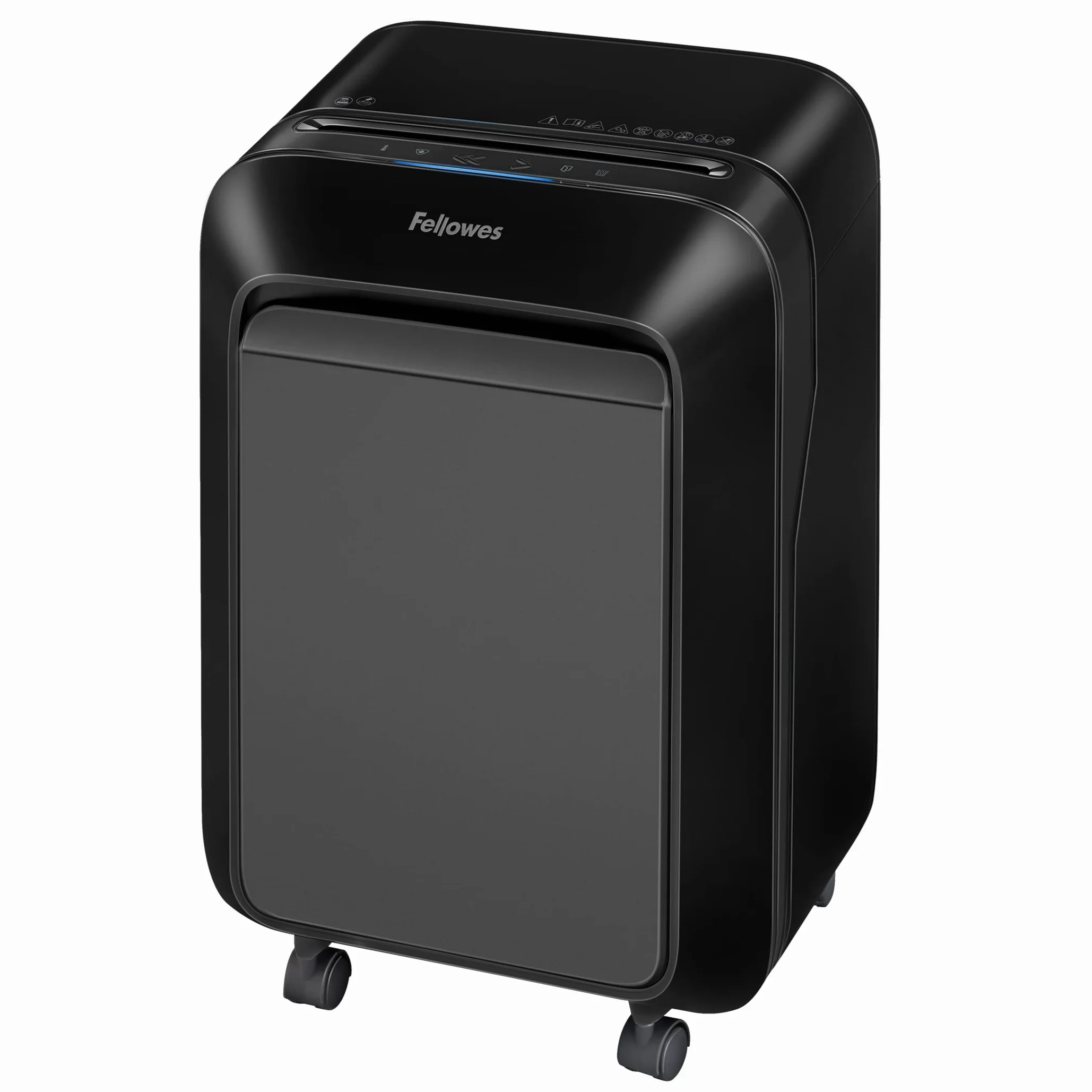 Fellowes LX210 - Destructora de Papel, minicorte, destruye hasta 16 Hojas, trituradora de Papel para Oficina 100% Anti-Atascos, Nivel de Seguridad DIN-P4, Papelera 23L, Color Negro